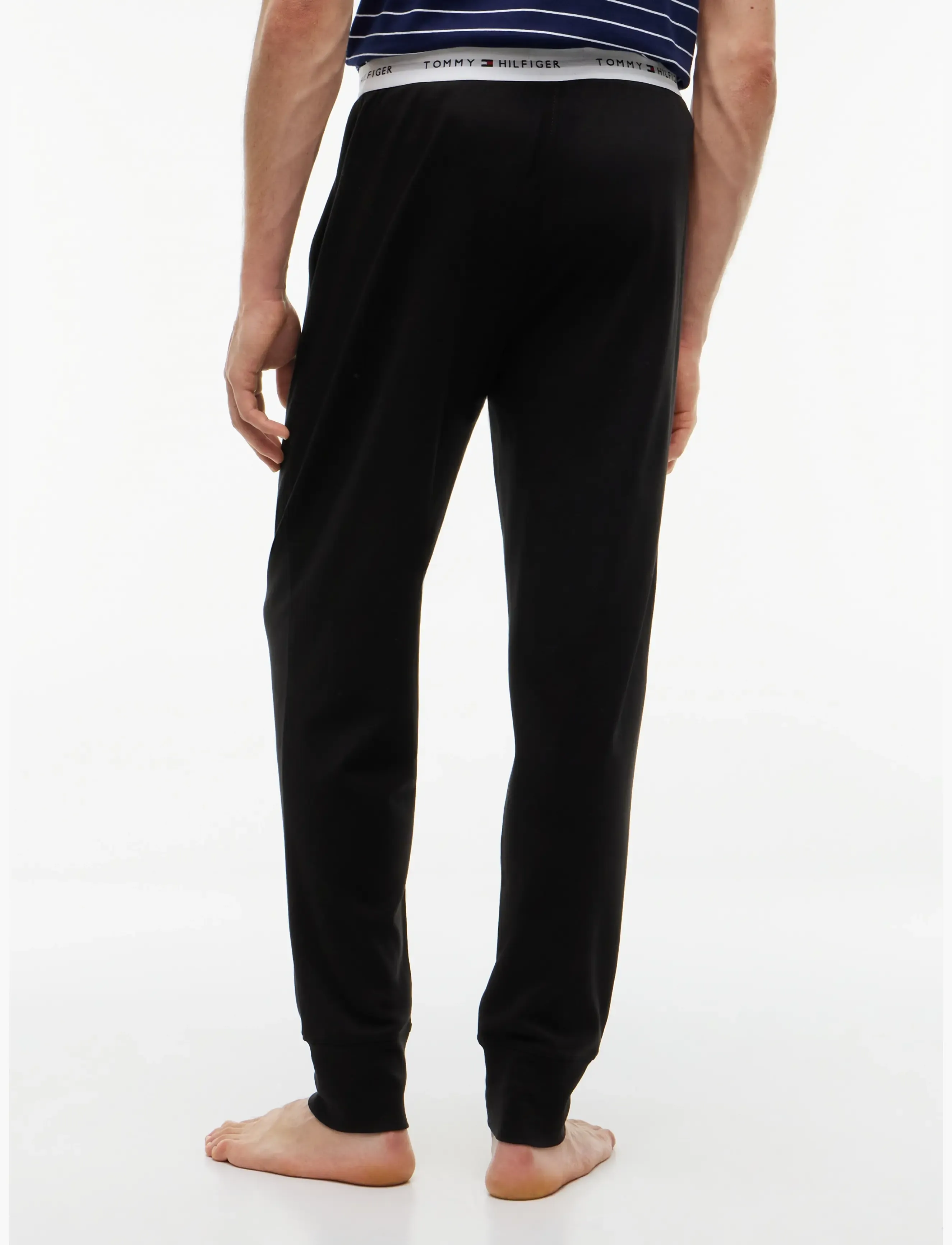 Tommy Hilfiger - JERSEY CUFFED PANT - pyjamahosen - black - 2