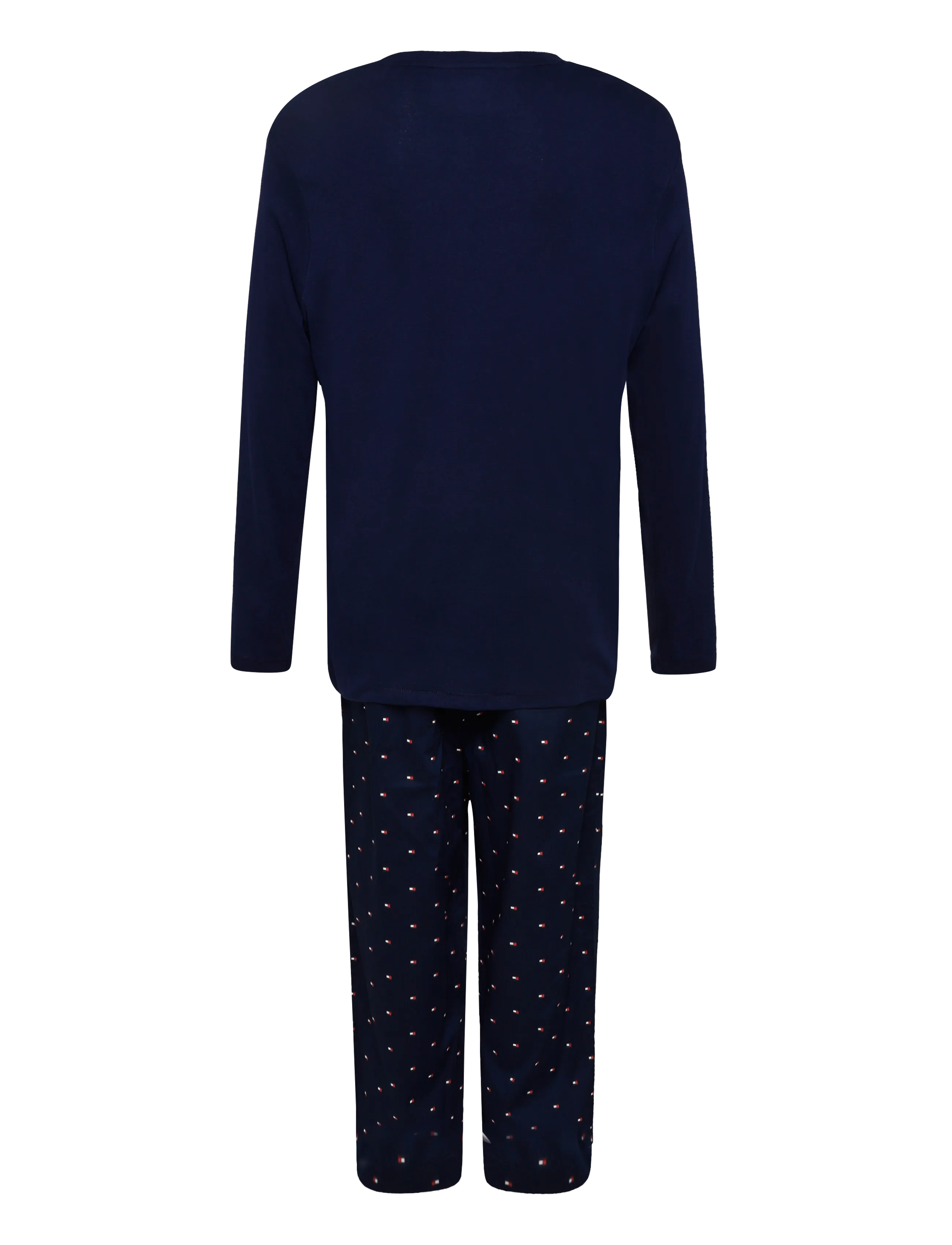 Tommy Hilfiger - LS WOVEN SET PRINT - nattøj sæt - carbon navy carbon navy flag aop - 2