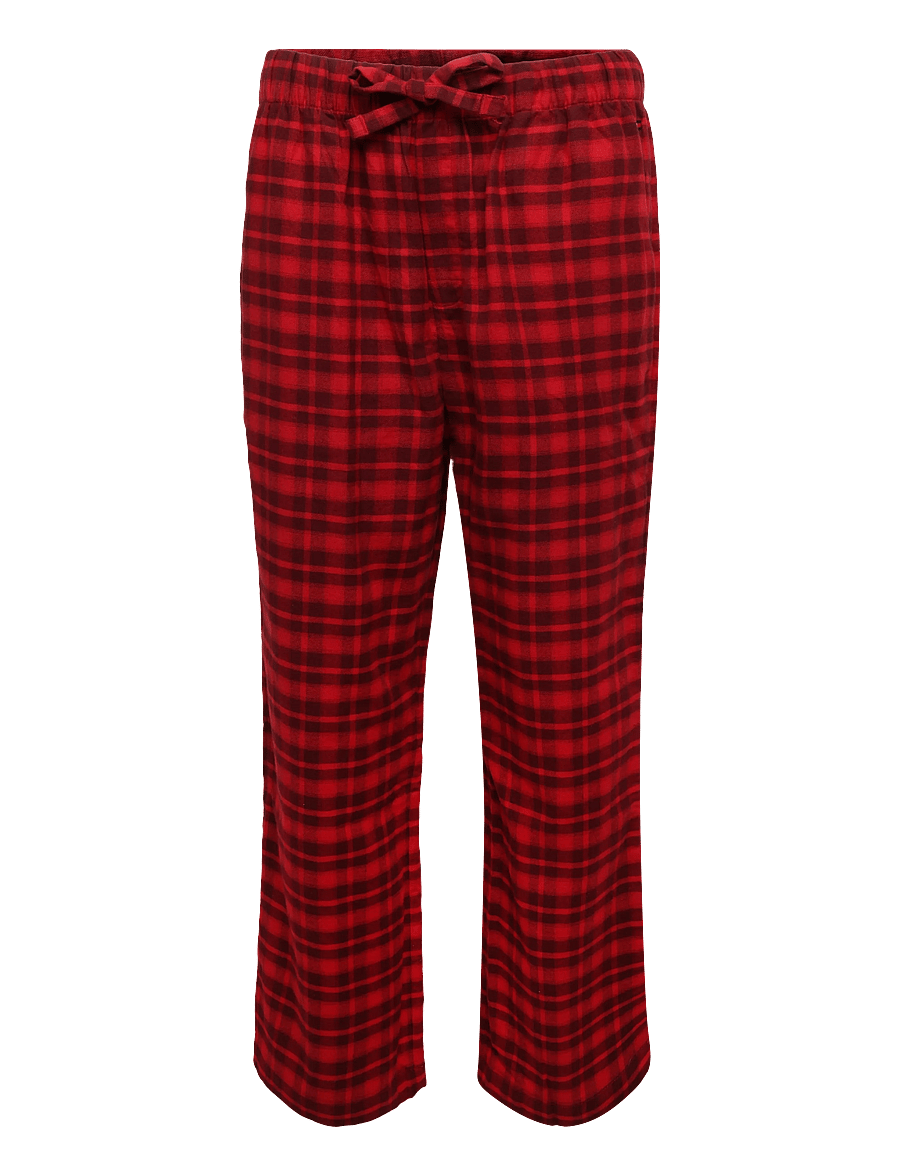 Tommy Hilfiger - FLANNEL PJ PANT SELF WB - natbukser - red tonal plaid - 1