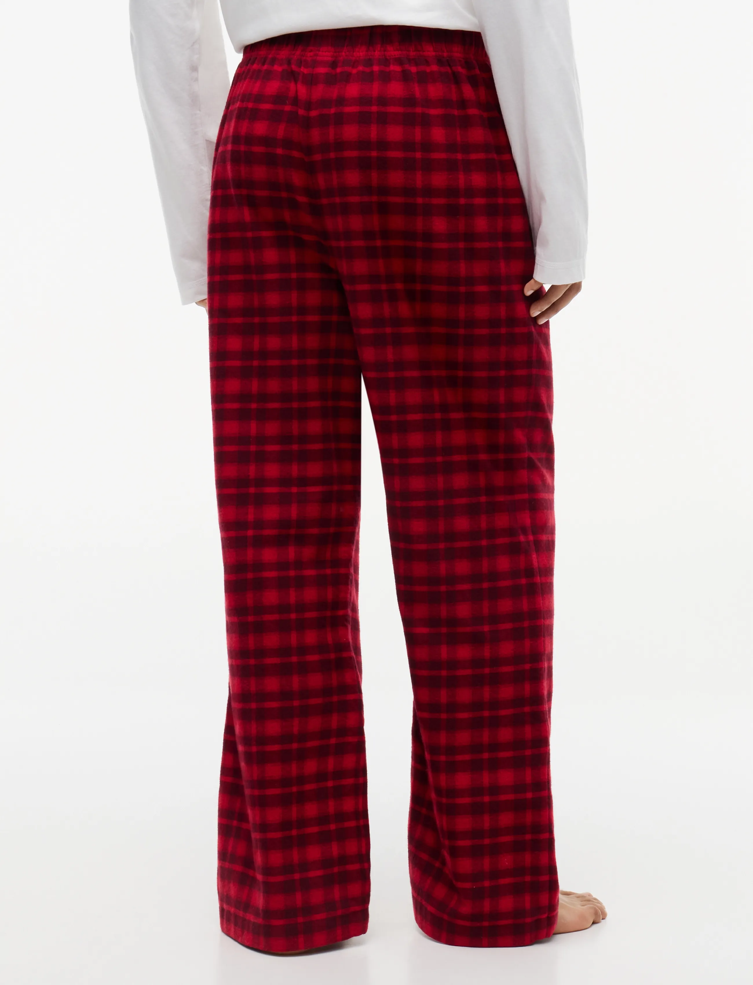 Tommy Hilfiger - FLANNEL PJ PANT SELF WB - natbukser - red tonal plaid - 3