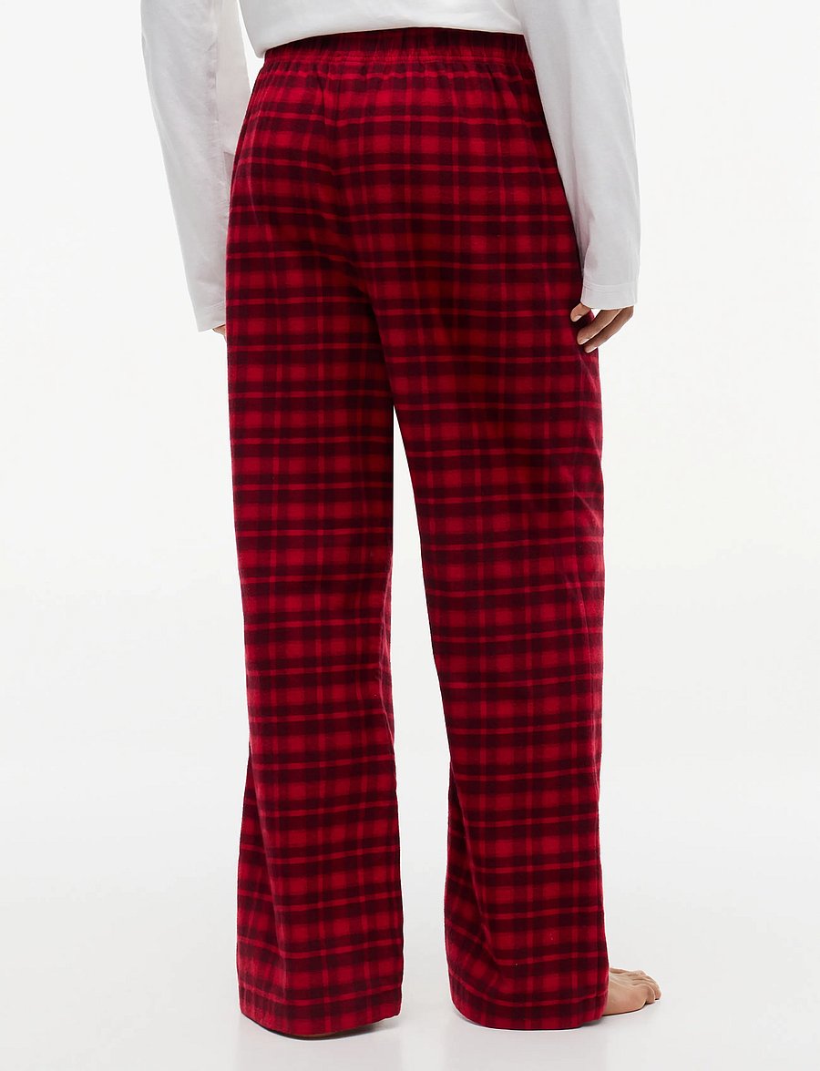 Tommy Hilfiger - FLANNEL PJ PANT SELF WB - natbukser - red tonal plaid - 3