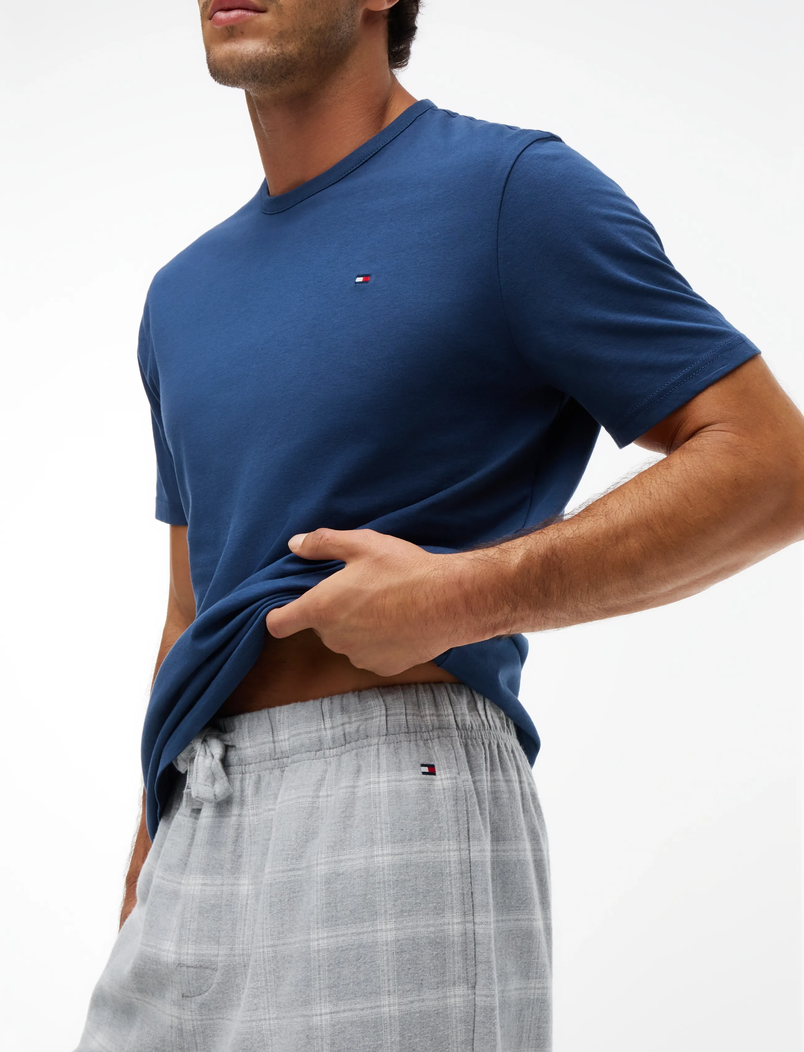 TOMMY HILFIGER Flannel Pj Pant Self Wb byxor herr – bild 7