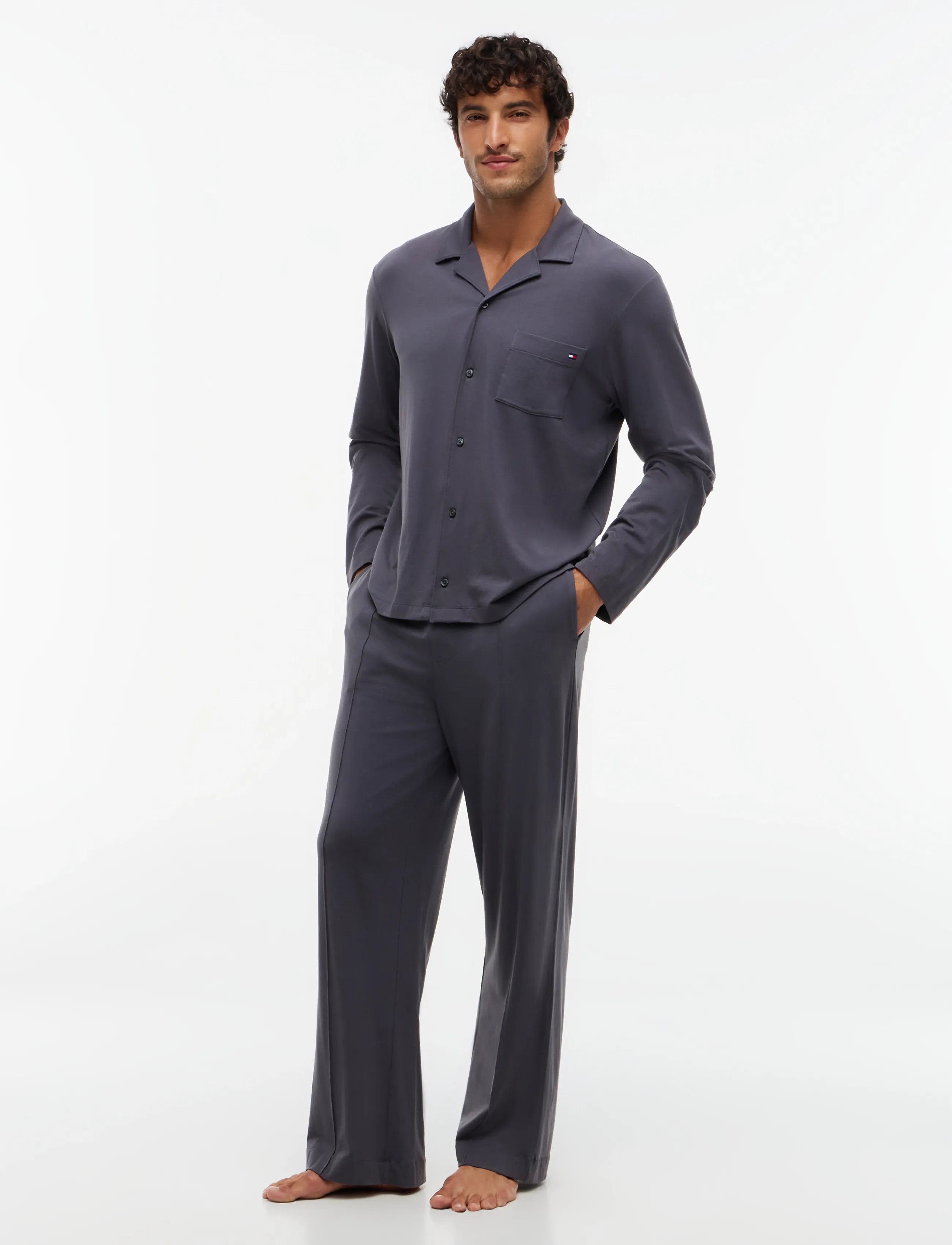 Tommy Hilfiger - MODAL PANT - pidžaamapüksid - dark ash - 3