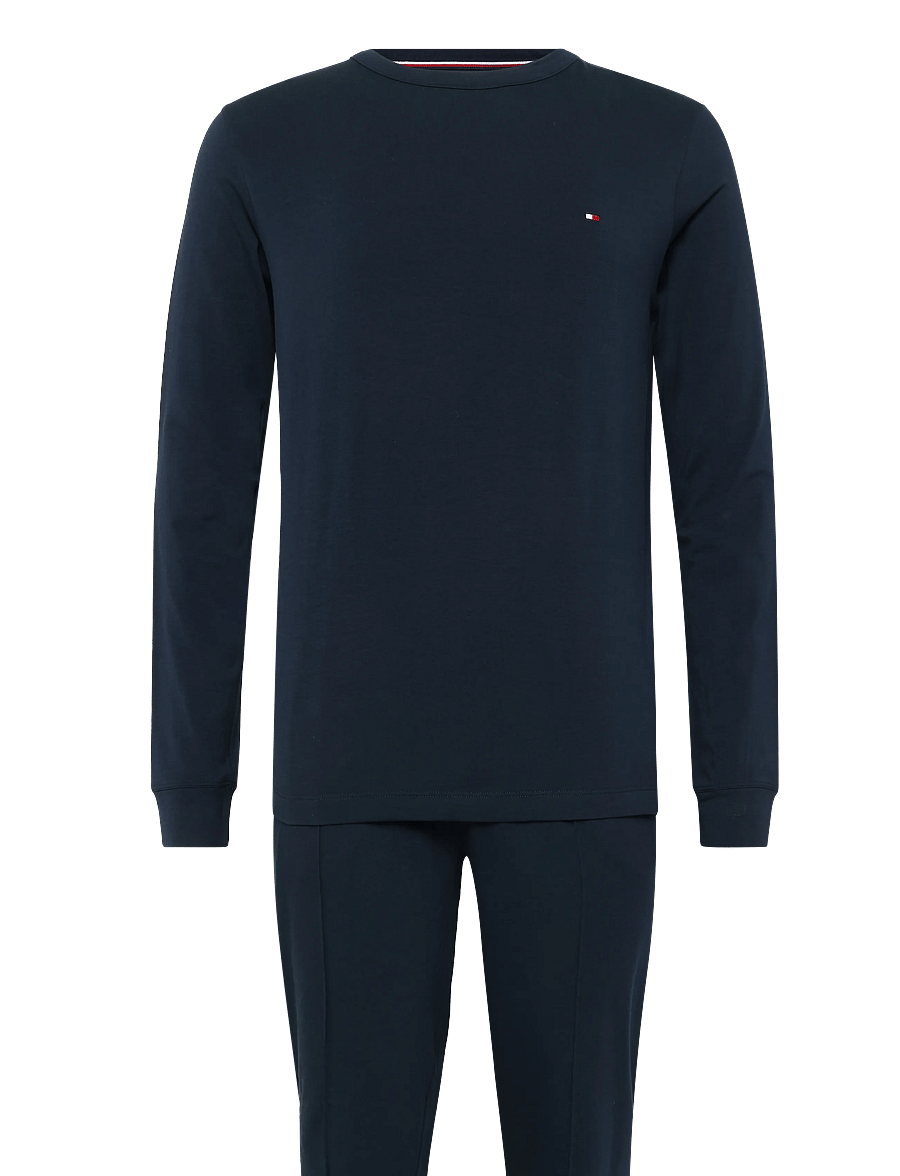 Tommy Hilfiger - LS MODAL PJ SET - pyjamasets - dark blue - 1