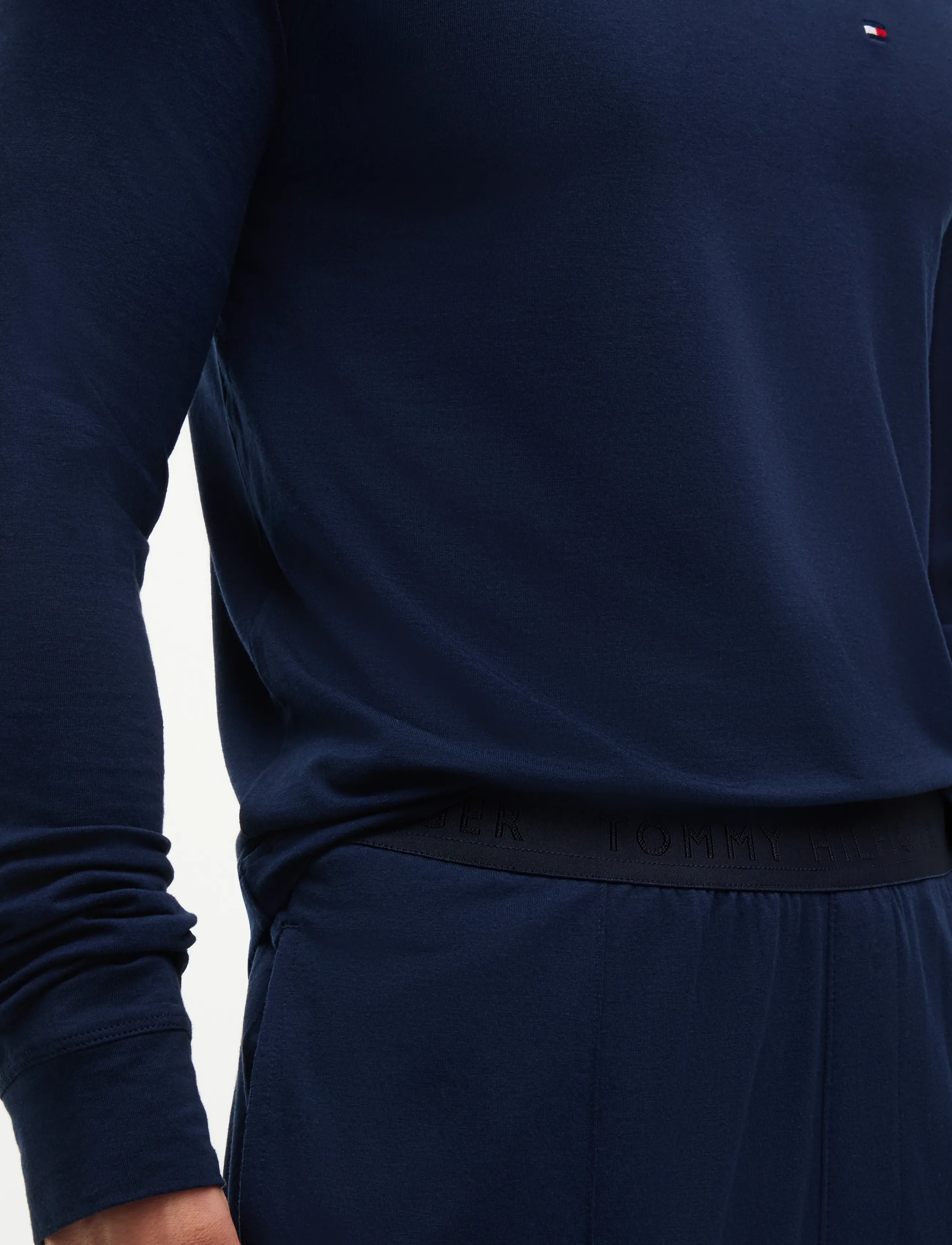 Tommy Hilfiger - LS MODAL PJ SET - pyjamasets - dark blue - 0