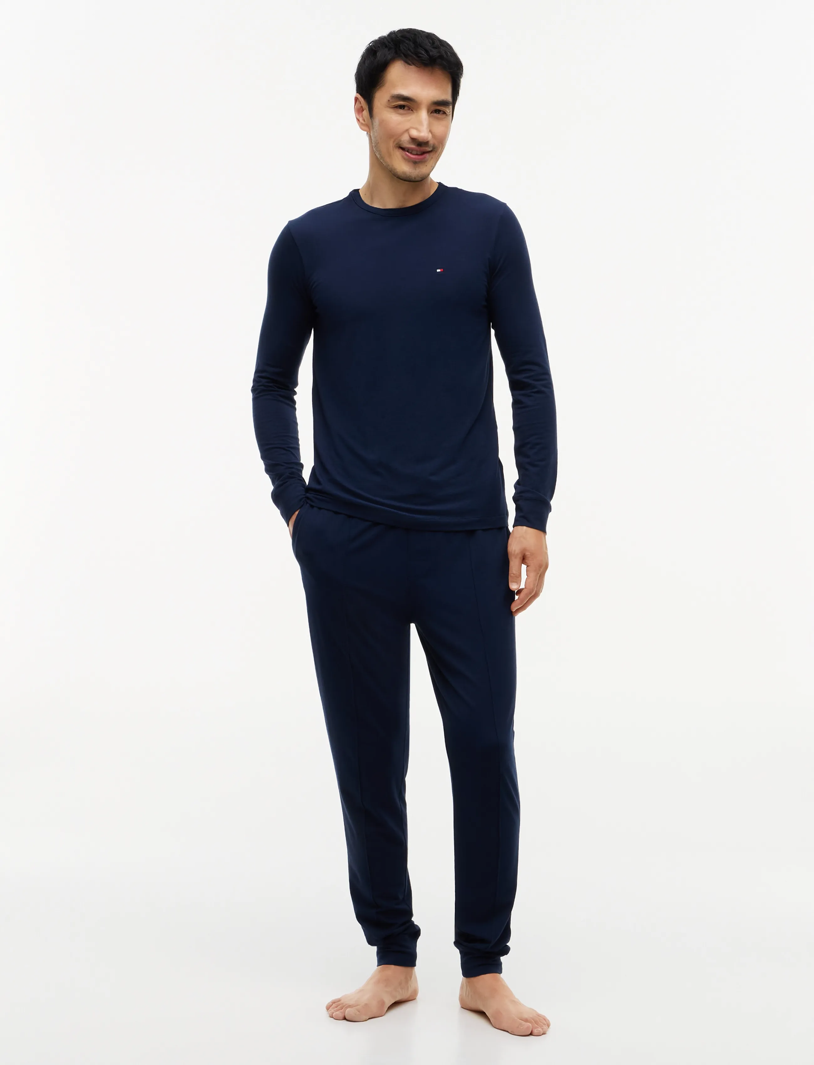 Tommy Hilfiger - LS MODAL PJ SET - pyjamasets - dark blue - 5