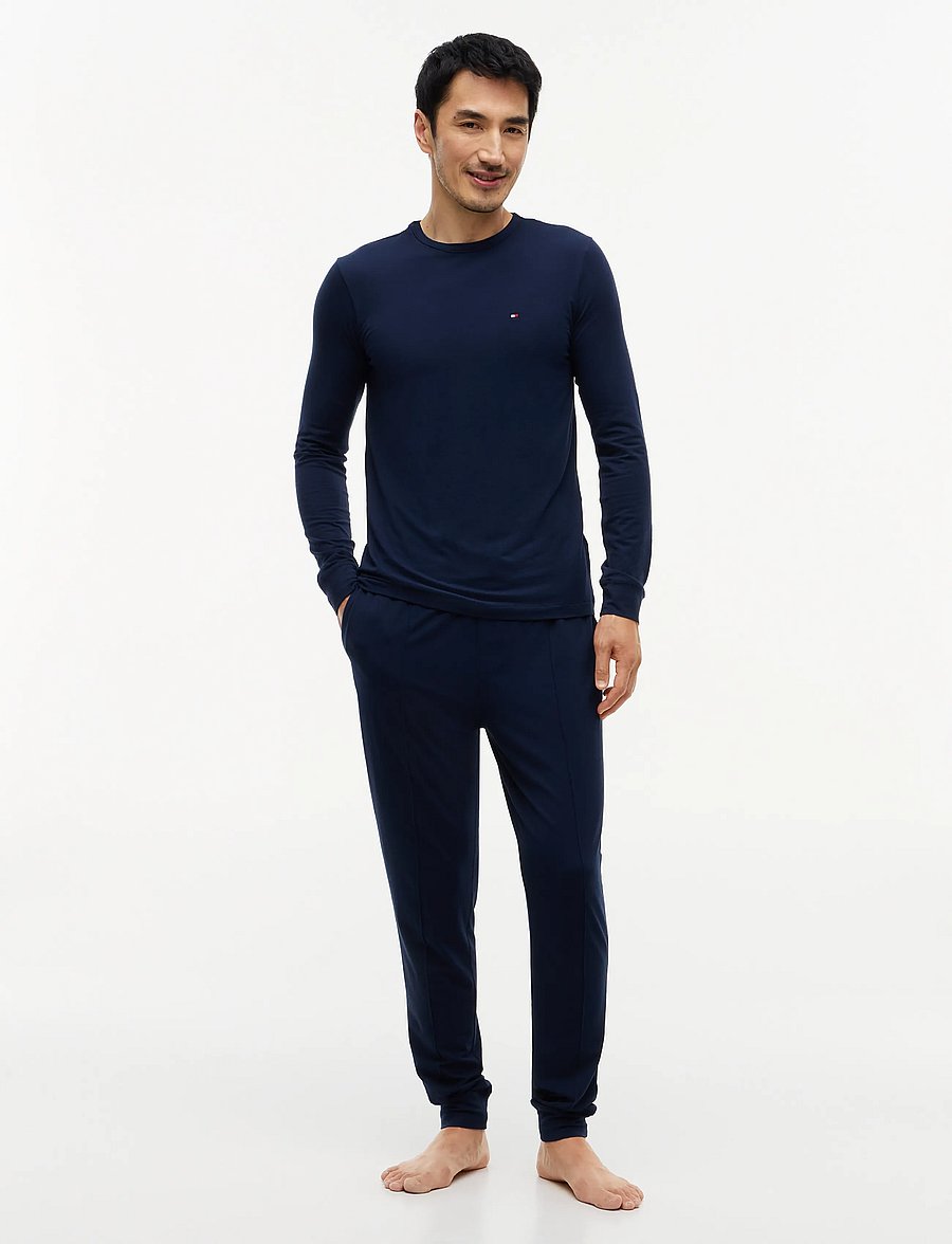 Tommy Hilfiger - LS MODAL PJ SET - pyjamasets - dark blue - 5
