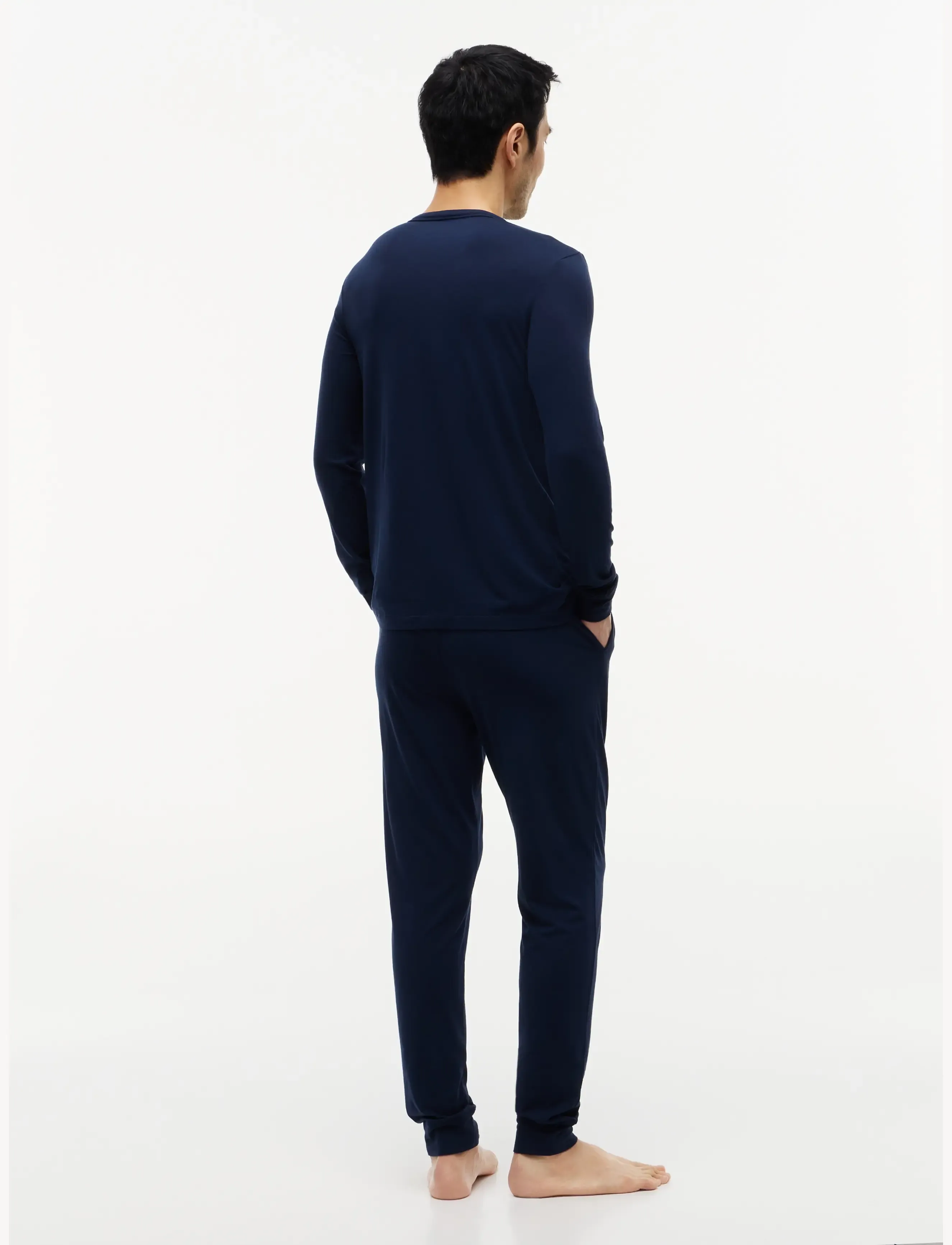 Tommy Hilfiger - LS MODAL PJ SET - pyjama sets - dark blue - 5