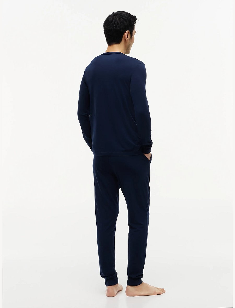 Tommy Hilfiger - LS MODAL PJ SET - pyjama sets - dark blue - 5