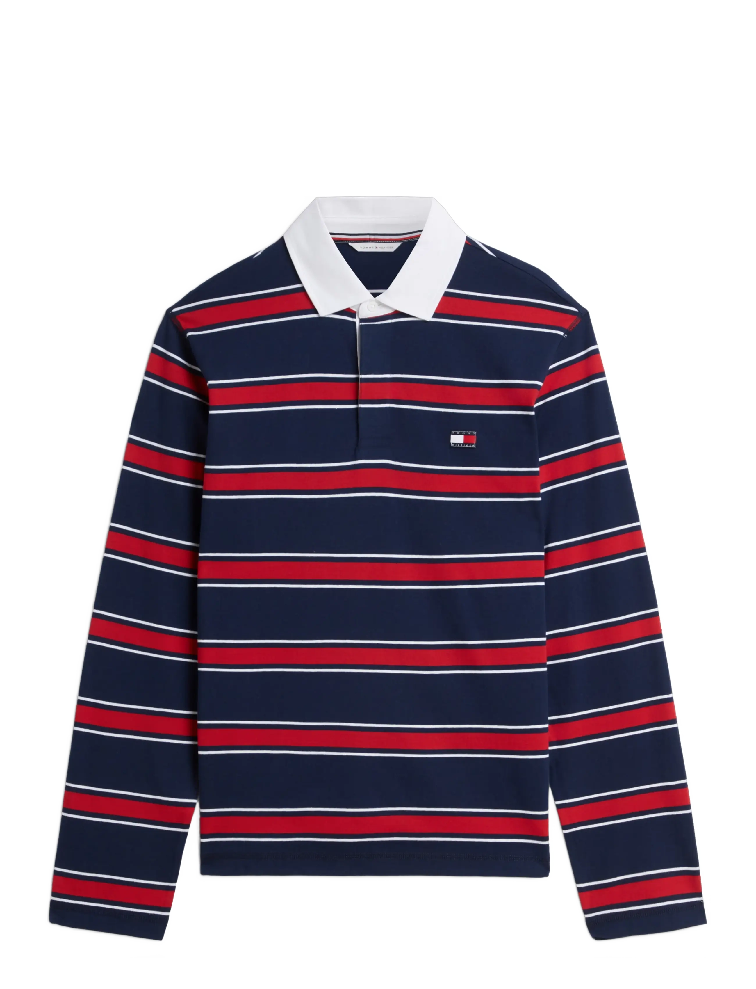 Tommy Hilfiger - LS RUGBY PJ SET - pyjama sets - rwb yd stripe carbon navy - 3