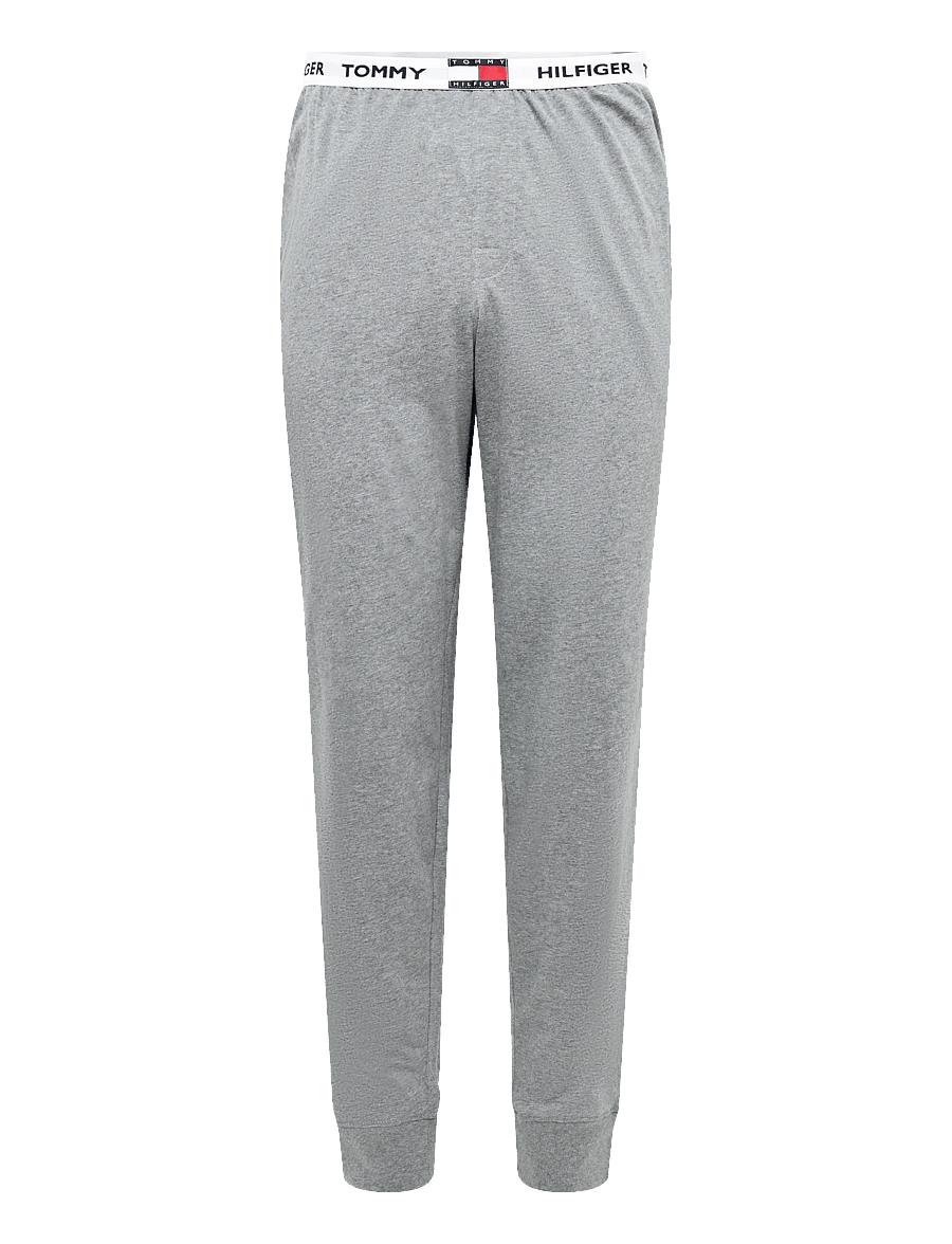 Tommy Hilfiger - LS RUGBY PJ SET - pyjama sets - green yd stripe mid grey heather - 3