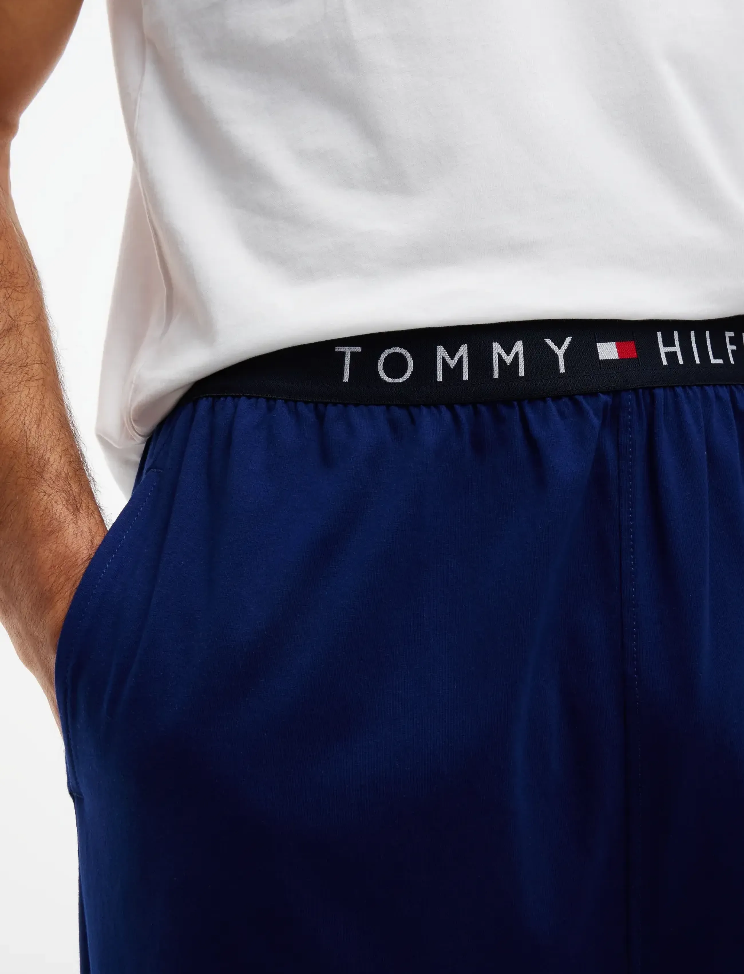 Tommy Hilfiger - JERSEY PJ PANT WB - pidžaamapüksid - rich navy - 4