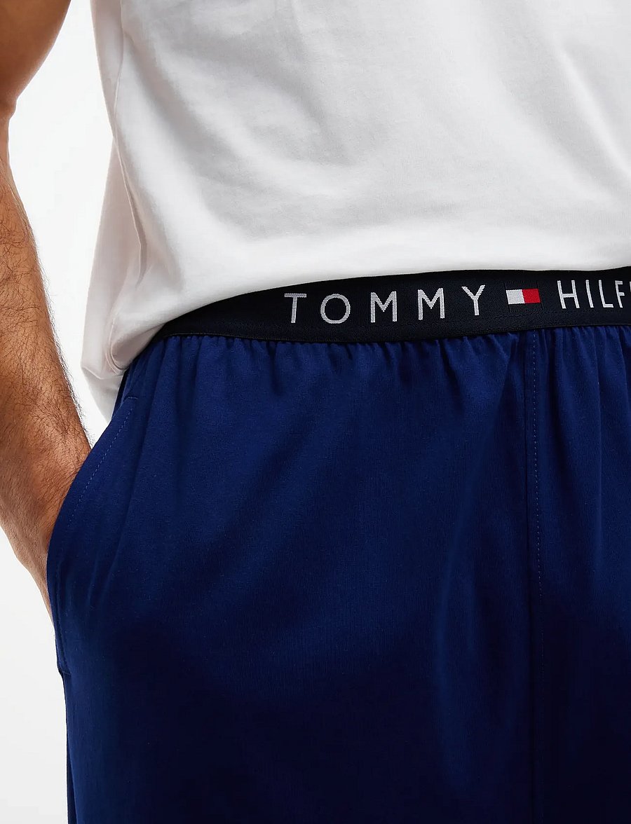 Tommy Hilfiger - JERSEY PJ PANT WB - pidžaamapüksid - rich navy - 4