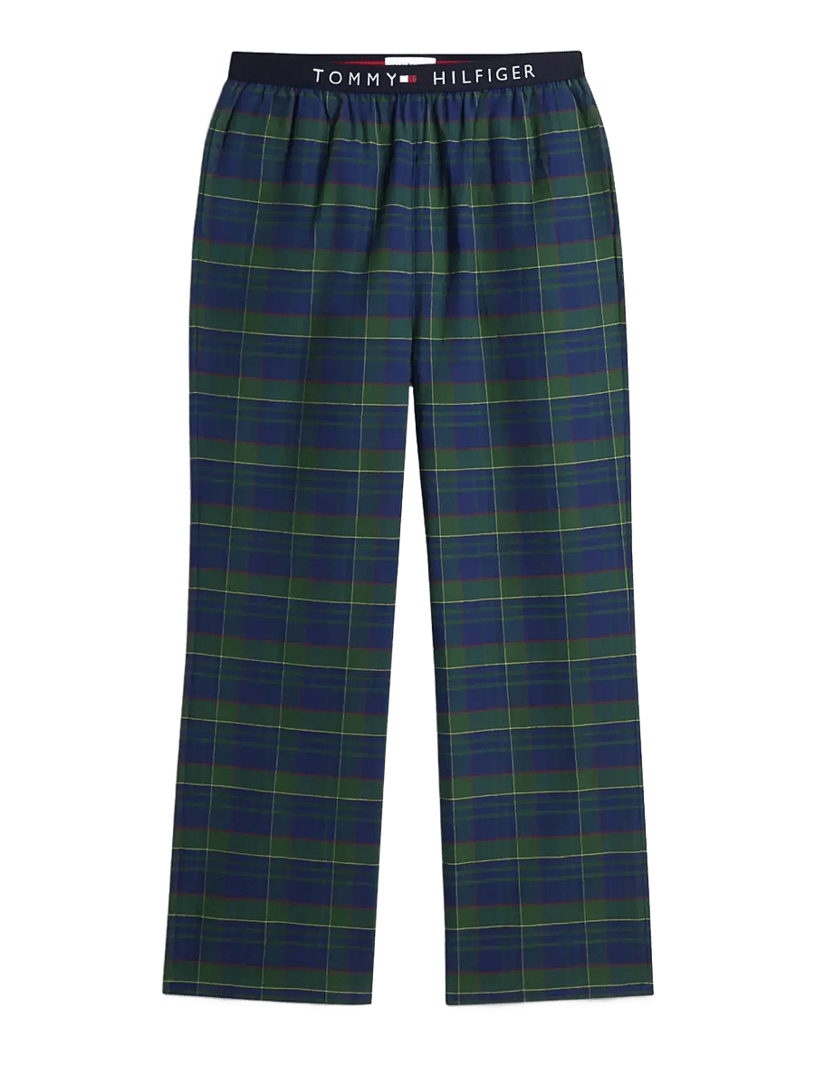 Tommy Hilfiger - FLANNEL PJ PANT WB - pidžaamapüksid - buffalo check evergreen - 1