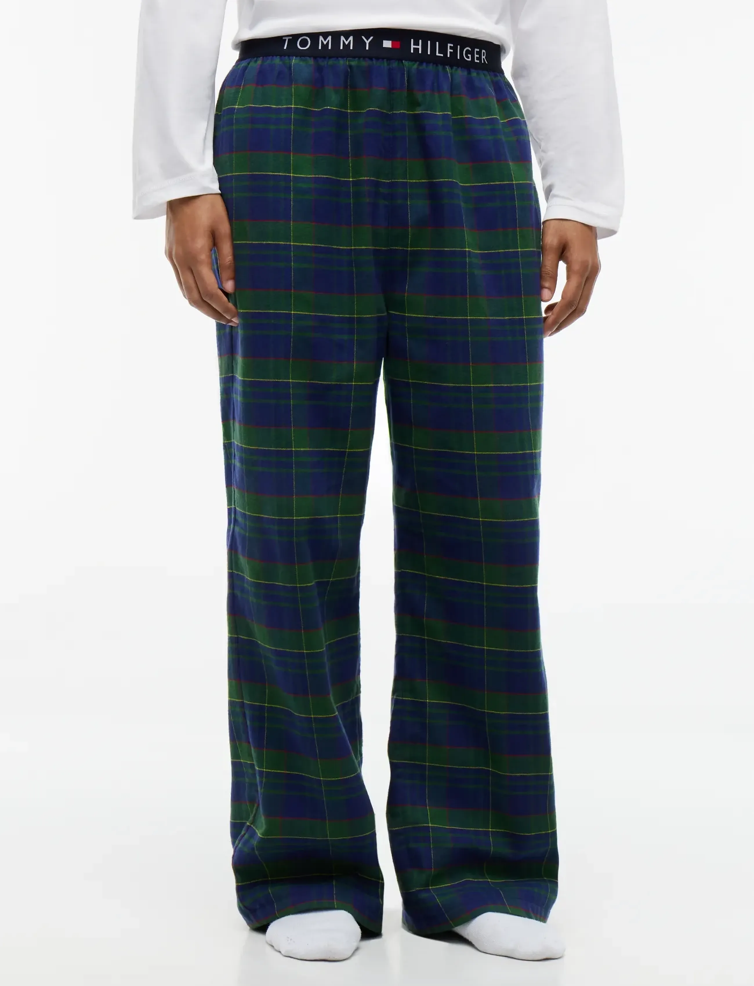 Tommy Hilfiger FLANNEL PJ PANT WB - Tommy Hilfiger - BUFFALO CHECK EVERGREEN / green