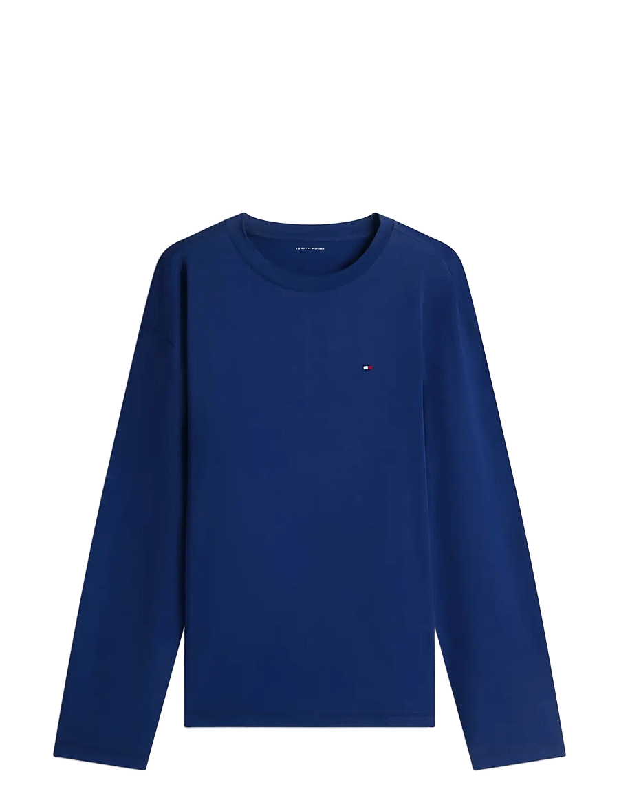 Tommy Hilfiger - LS FLANNEL PJ + SLIPPERS GIFT - slippers - rich navy red check - 3