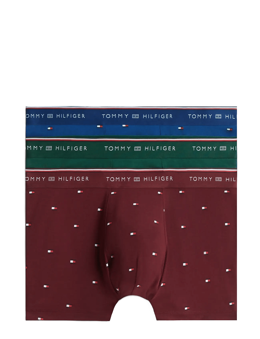 Tommy Hilfiger - 3P TRUNK PRINT + - orn grn opul blu flag burg flag - 1