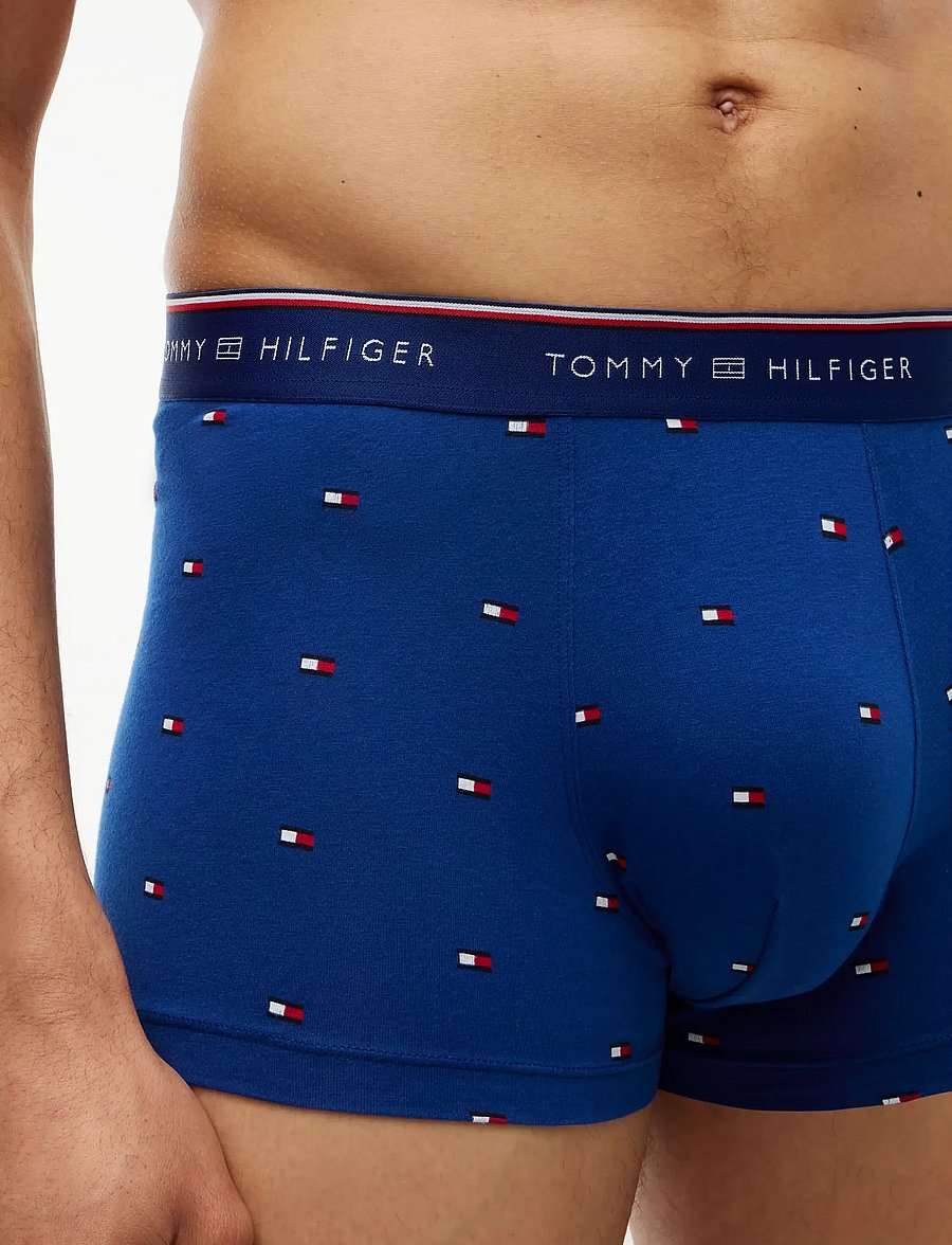 Tommy Hilfiger - 3P TRUNK PRINT + - orn grn opul blu flag burg flag - 3