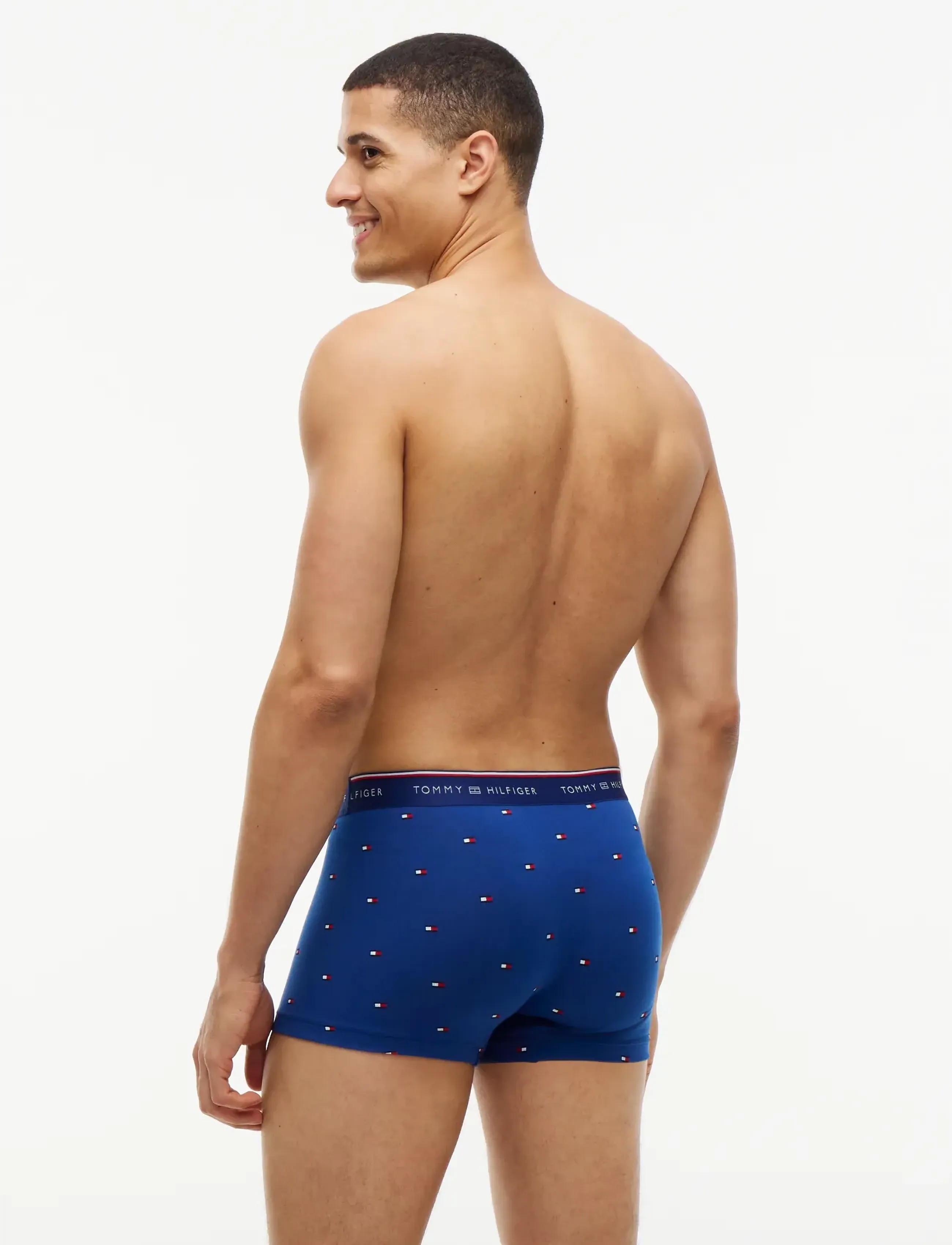 Tommy Hilfiger - 3P TRUNK PRINT + - orn grn opul blu flag burg flag - 5