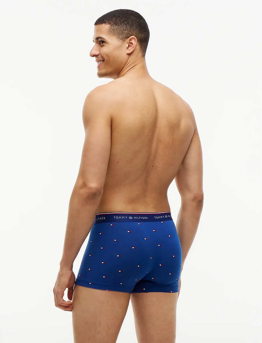 Tommy Hilfiger - 3P TRUNK PRINT + - orn grn opul blu flag burg flag - 5