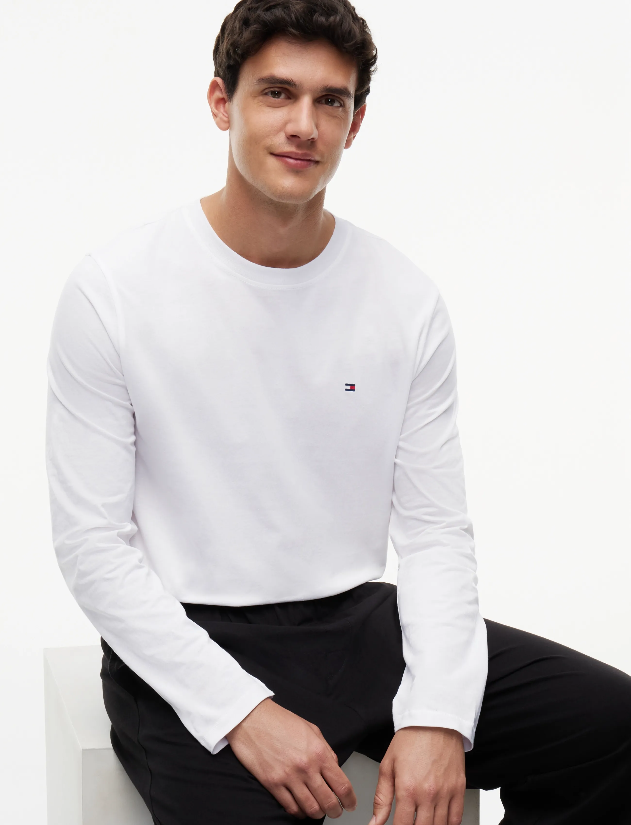 TOMMY HILFIGER Ls Jersey Set Solid pyjamas & nattlinnen herr – bild 3