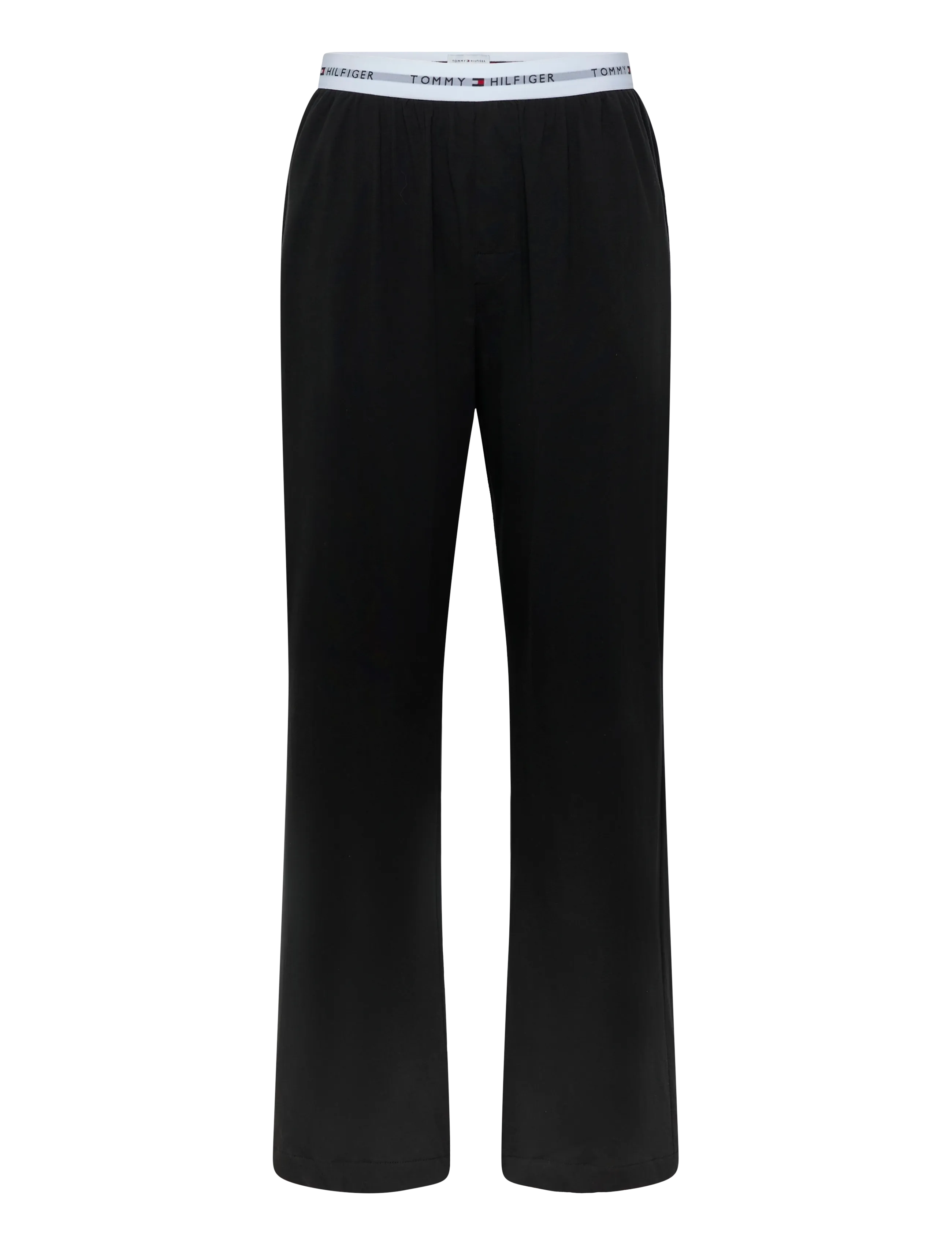 Tommy Hilfiger - LS JERSEY SET SOLID - pyjamasöverdelar - white black - 3