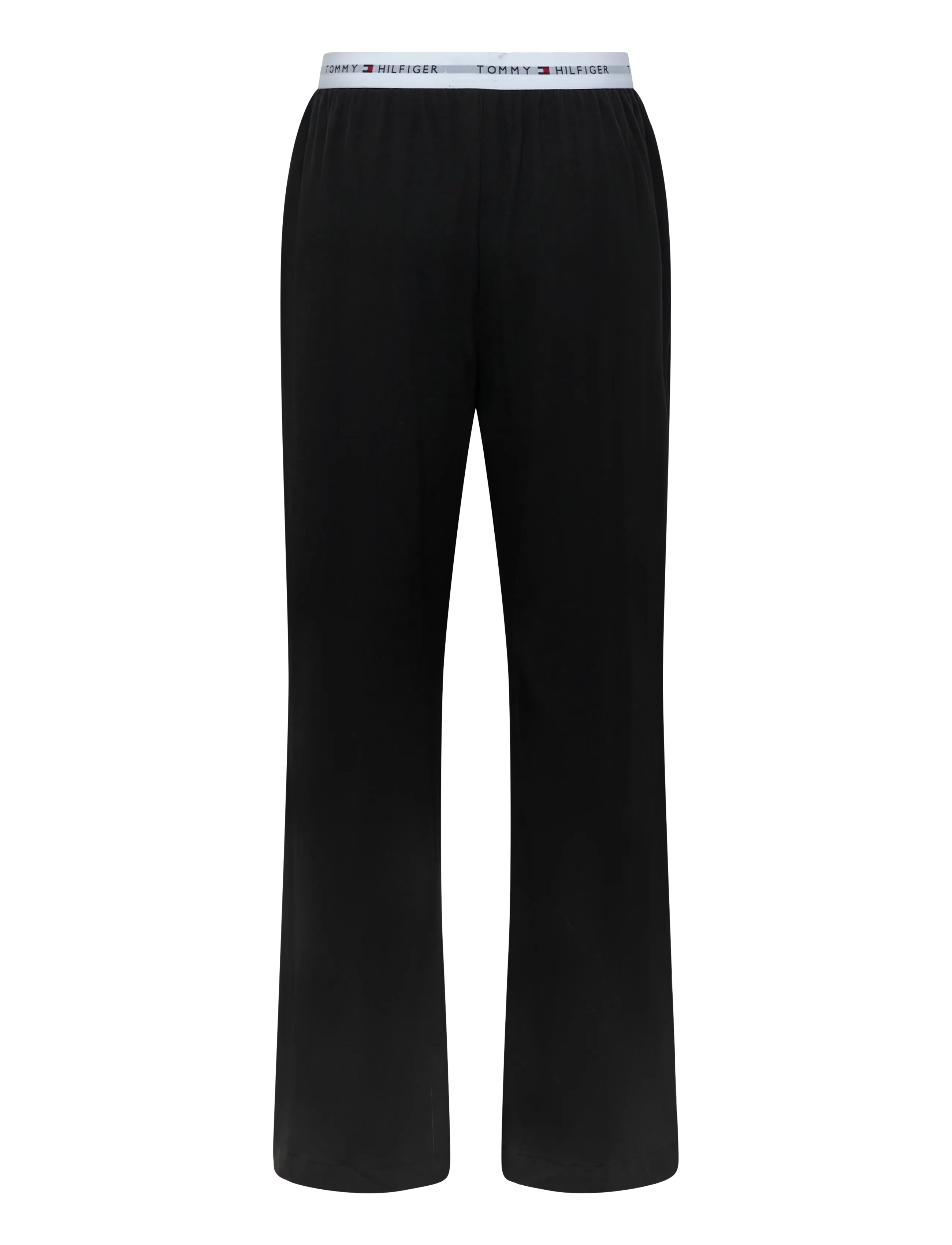 Tommy Hilfiger - LS JERSEY SET SOLID - pyjamasöverdelar - white black - 4