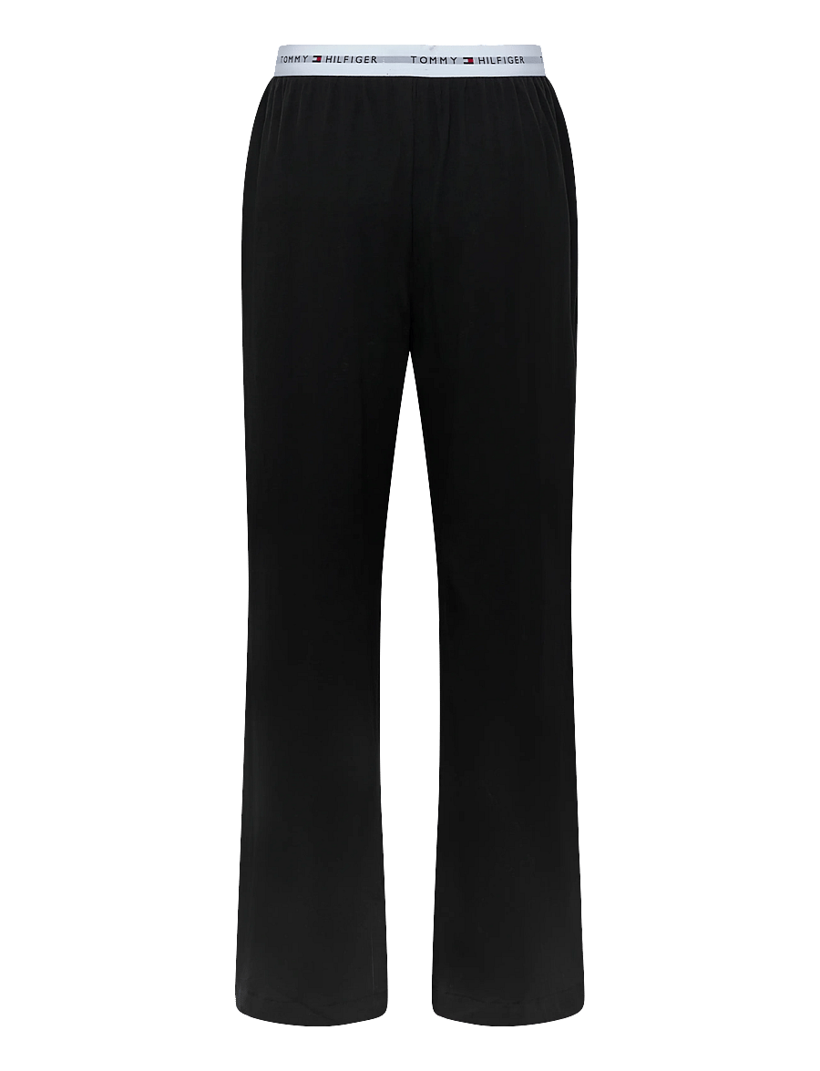 Tommy Hilfiger - LS JERSEY SET SOLID - pyjamasöverdelar - white black - 4