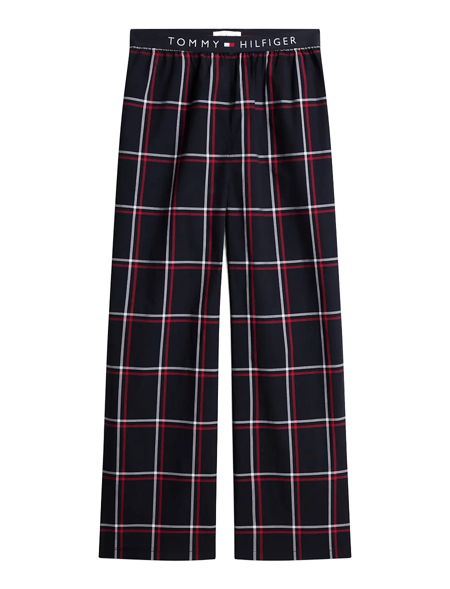Tommy Hilfiger - WOVEN PANT PRINT WB - pyjamahosen - rwb windowpane check - 1