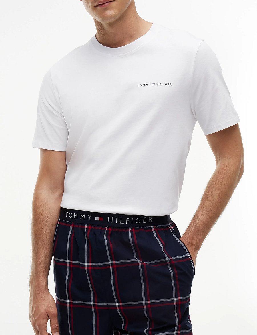 Tommy Hilfiger - WOVEN PANT PRINT WB - pyjamahosen - rwb windowpane check - 4