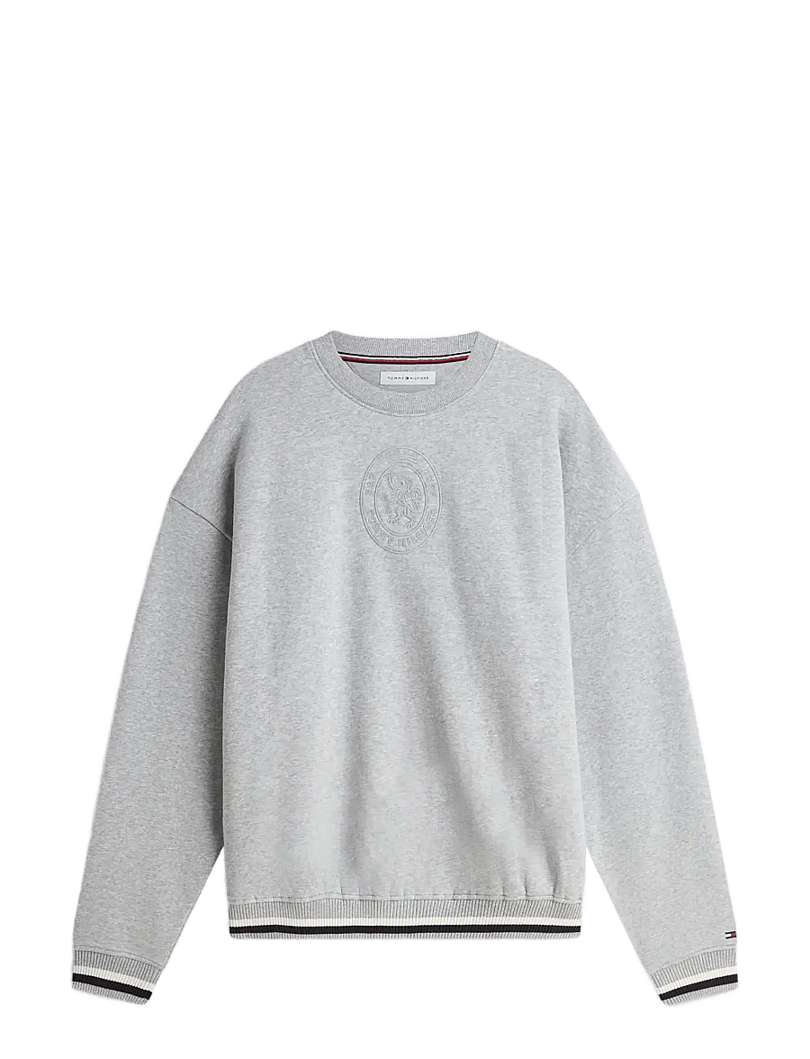Tommy Hilfiger - TRACK TOP - dressipluusid - light grey heather - 0