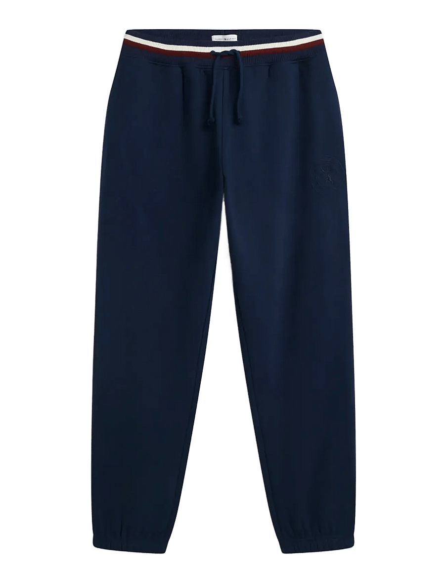 Tommy Hilfiger - TRACK PANTS - dressipüksid - carbon navy - 0