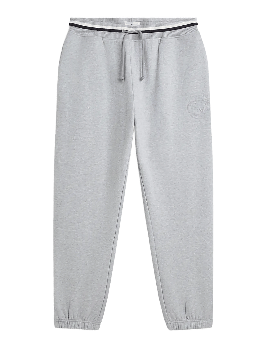 Tommy Hilfiger - TRACK PANTS - dressipüksid - light grey heather - 0