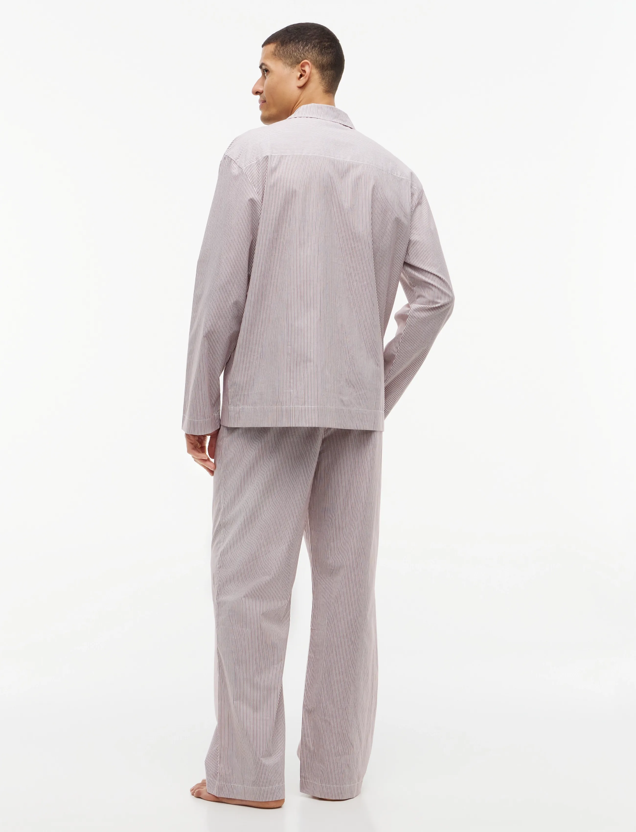 Tommy Hilfiger - LS WOVEN PJ SHIRT SET GIFT - pyjamasets - burgundy ithaca - 3