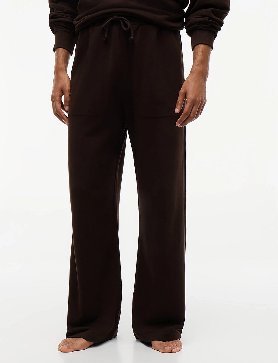 Tommy Hilfiger - TAILORED PANT - pyjamasbyxor - dark coffee - 0