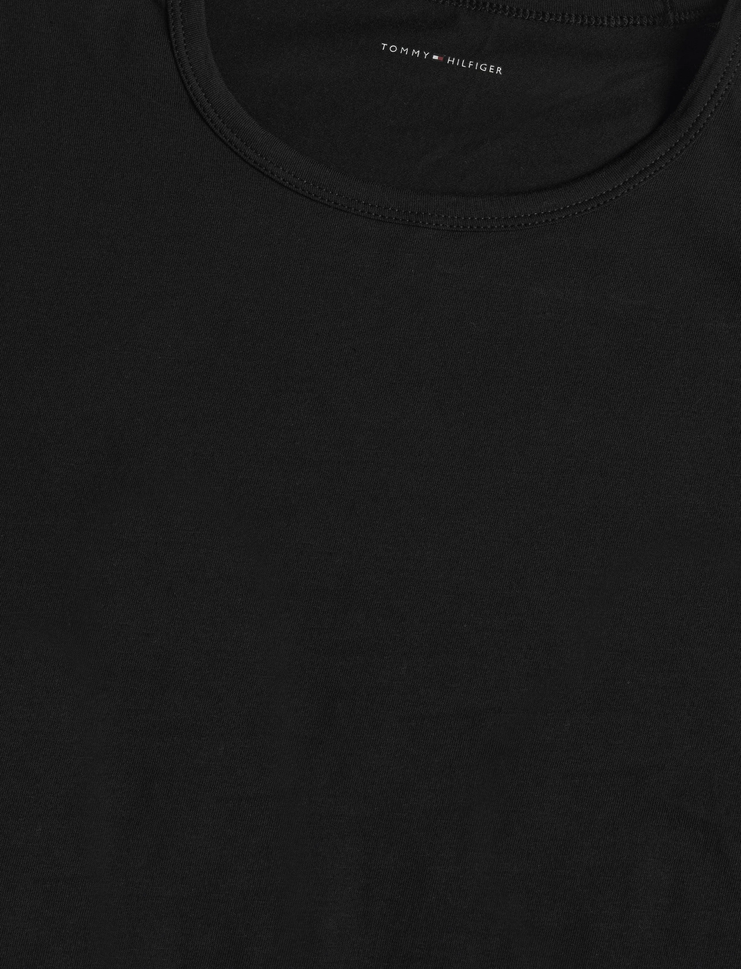 Tommy Hilfiger - 3P LS Tee - pyjamasöverdelar - black white grey heather - 2