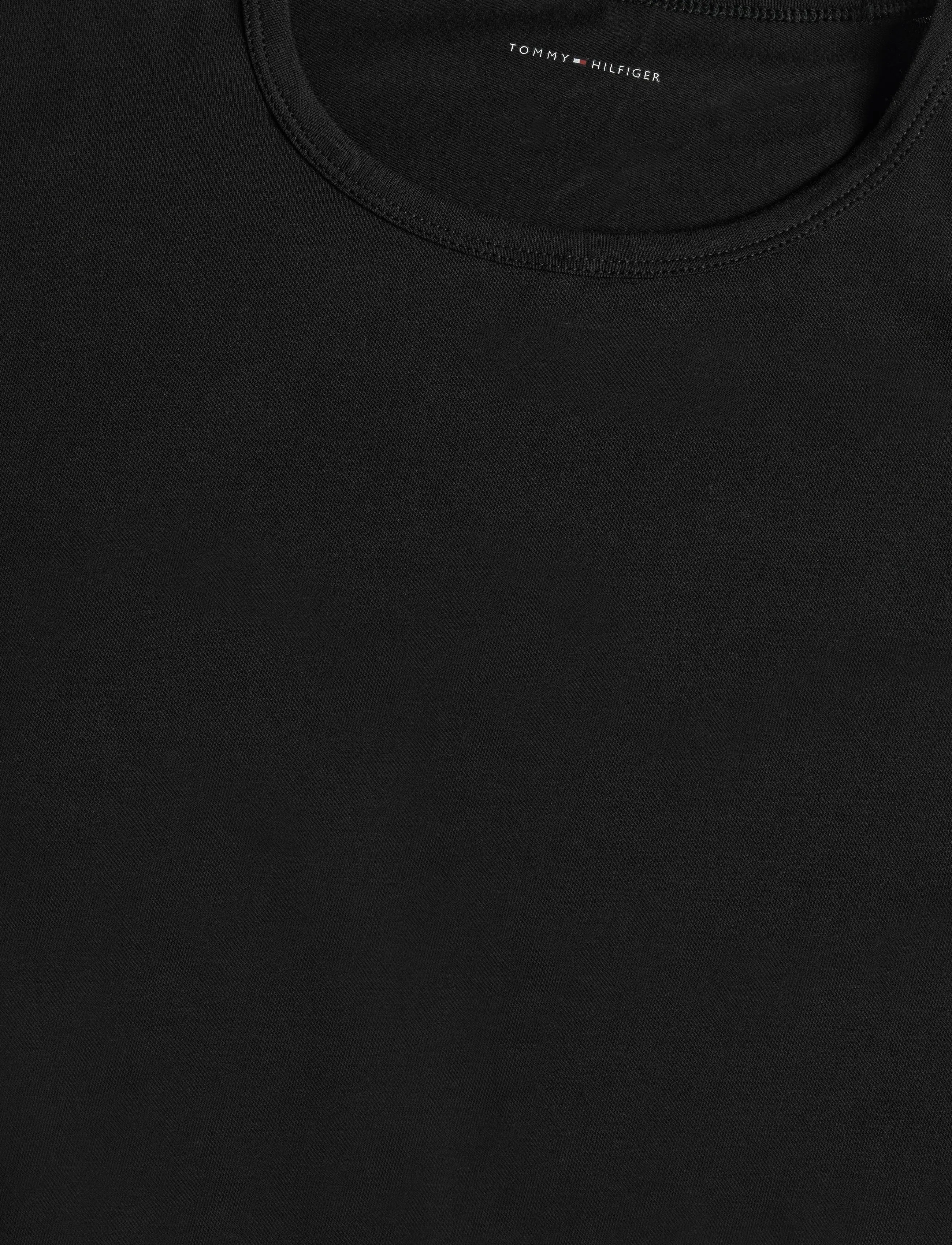 Tommy Hilfiger - 3P LS Tee - pyjamasöverdelar - black  black  black - 2