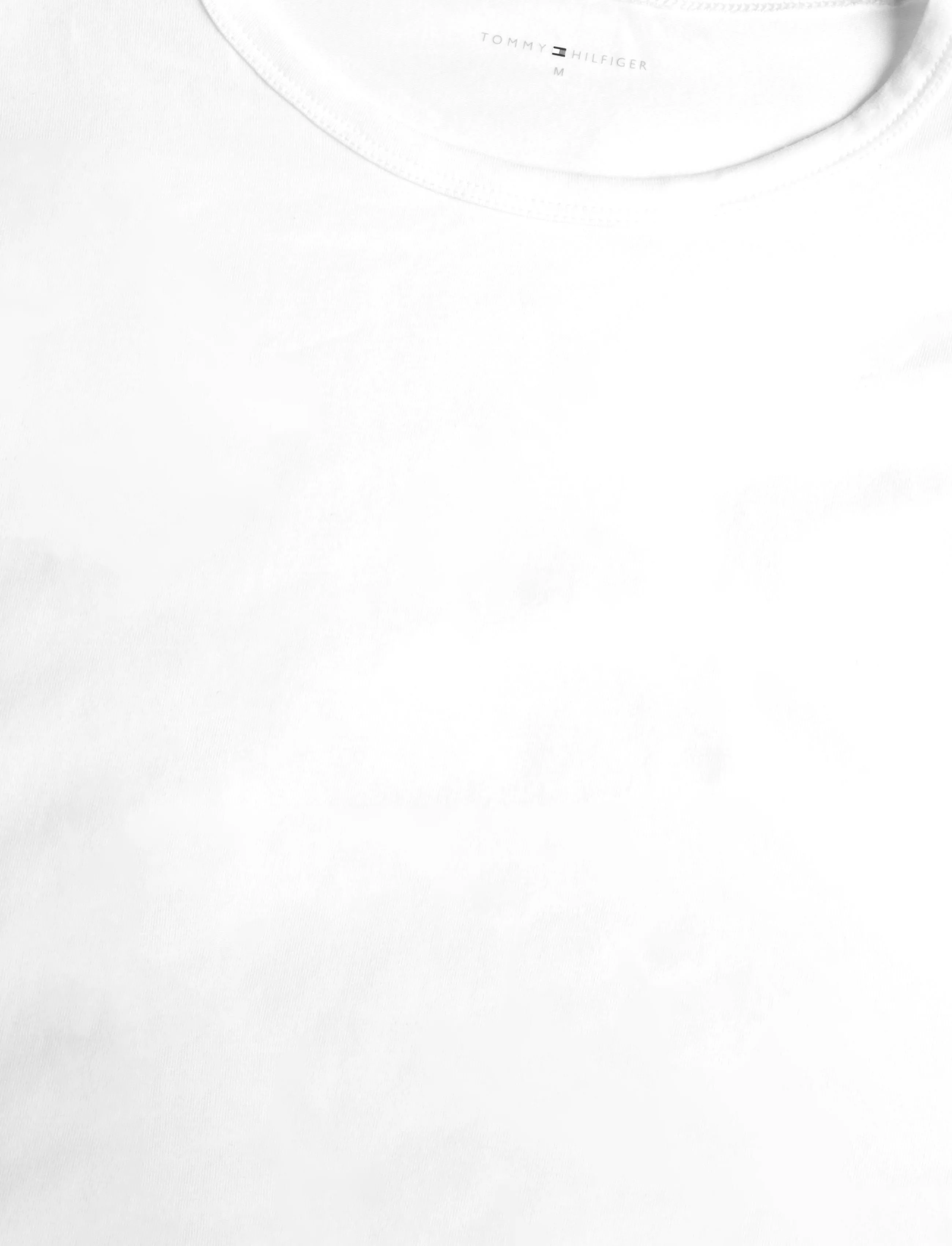 Tommy Hilfiger - 3P LS Tee - pyjamasöverdelar - white white white - 2