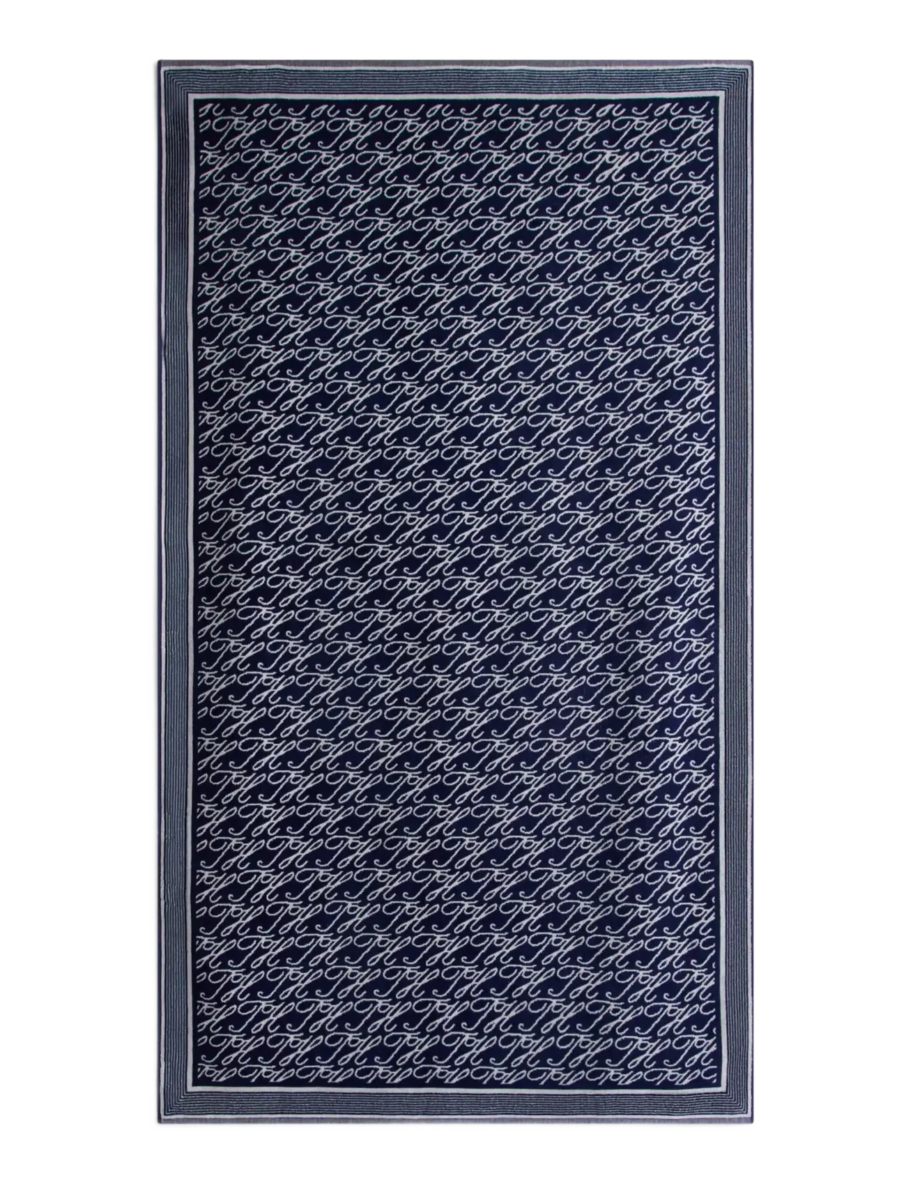 Tommy Hilfiger SCRIPT TOWEL - Nouveautes - TH SCRIPT PREPPY NAVY / navy
