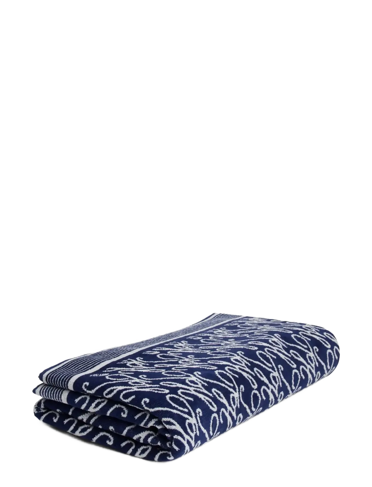 Tommy Hilfiger - SCRIPT TOWEL - badkamertextiel - th script preppy navy - 1