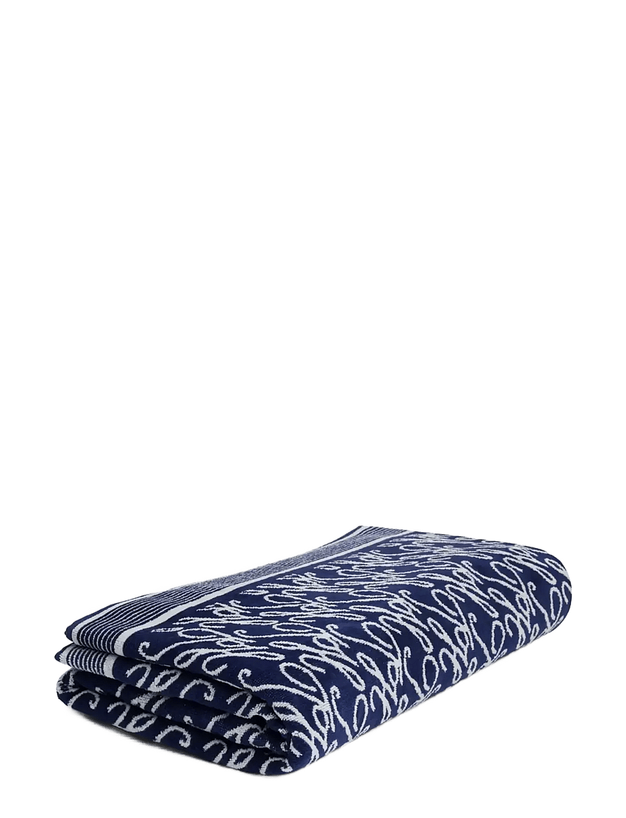 Tommy Hilfiger - SCRIPT TOWEL - badetücher - th script preppy navy - 1