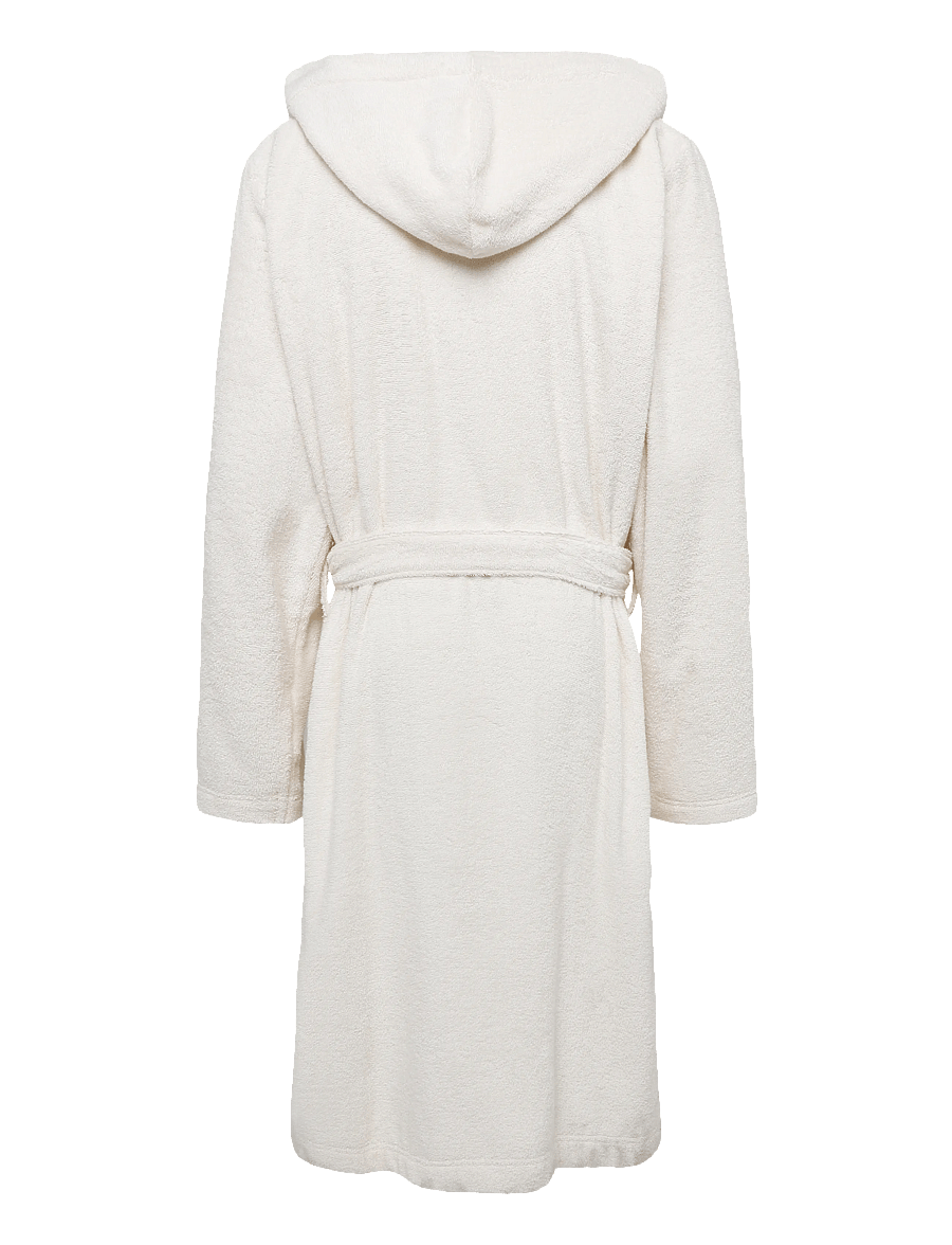 Tommy Hilfiger - UNISEX TOWELING HOODED BATHROBE - morgonrockar - ivory petal - 1