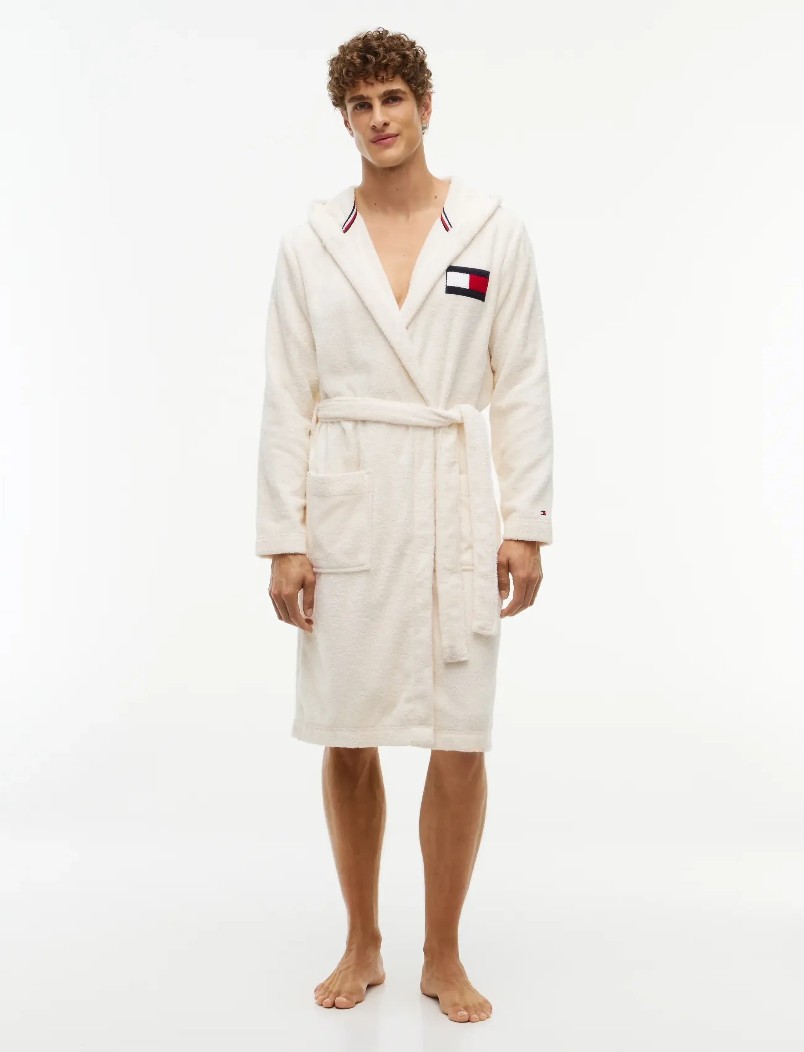 Unisex Toweling Hooded Bathrobe