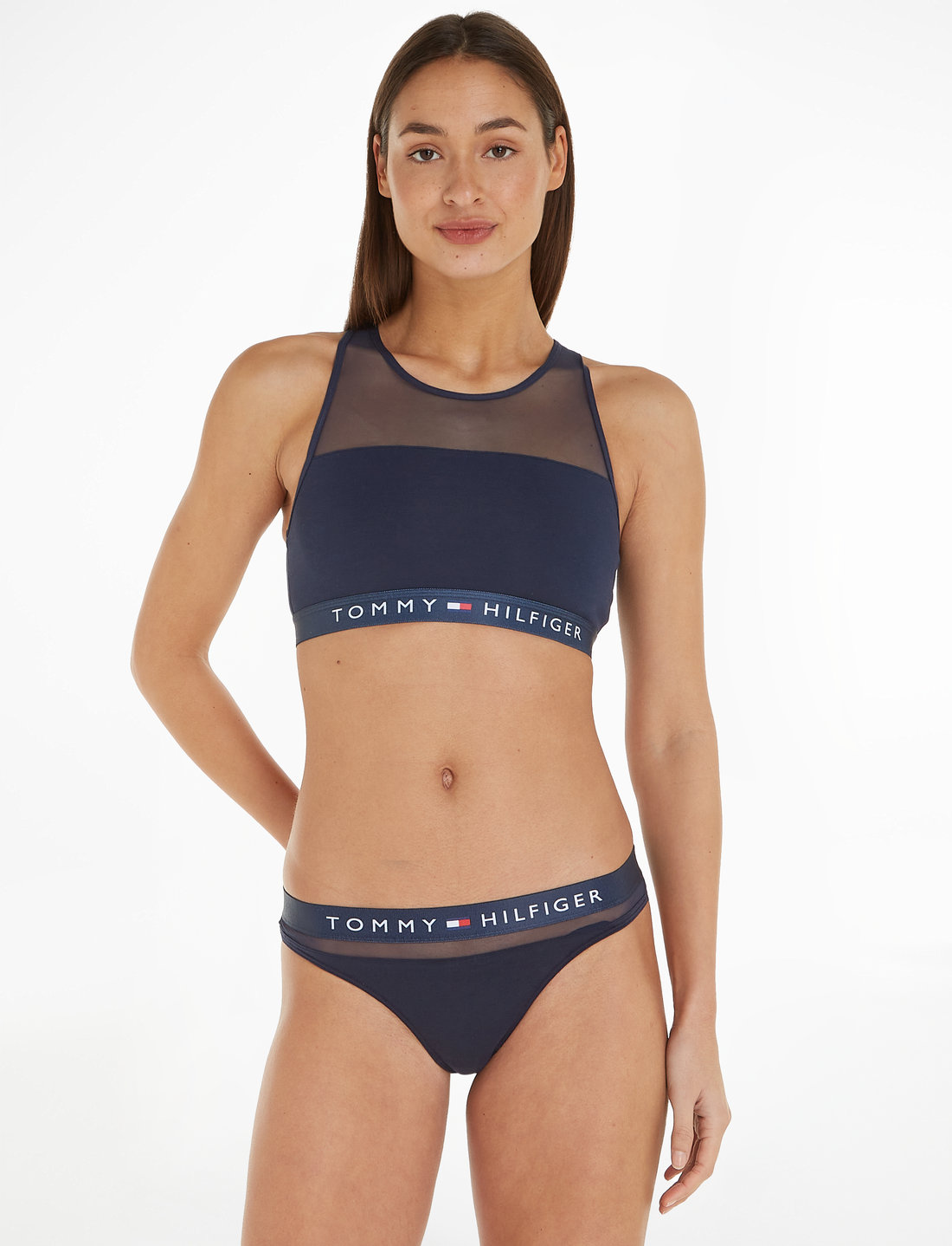 Tommy hilfiger blue on sale bralette