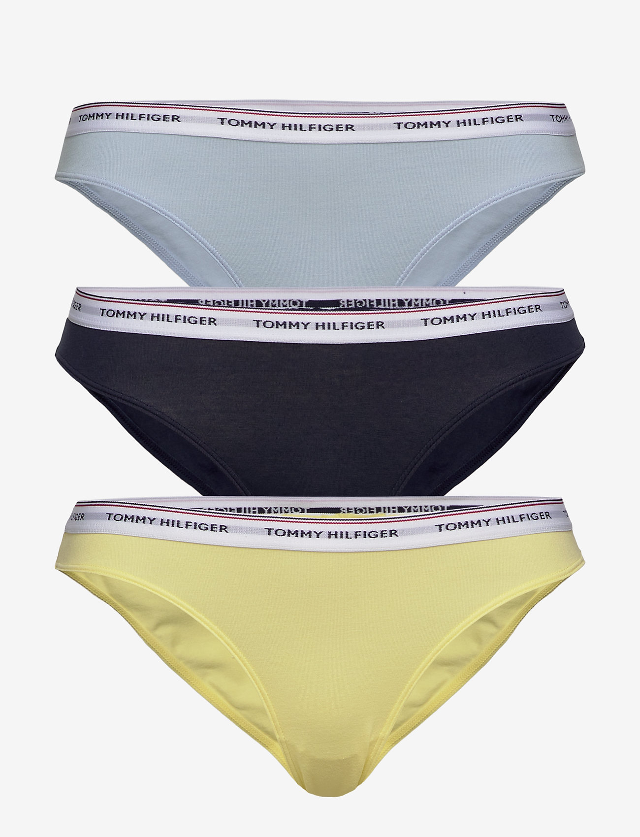 Tommy Hilfiger - 3P BIKINI - cashmereblue/elfinyellow/navyblazer - 0