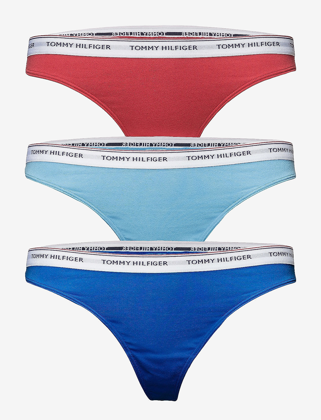 Tommy Hilfiger - 3P THONG - american beauty / princess bl - 0