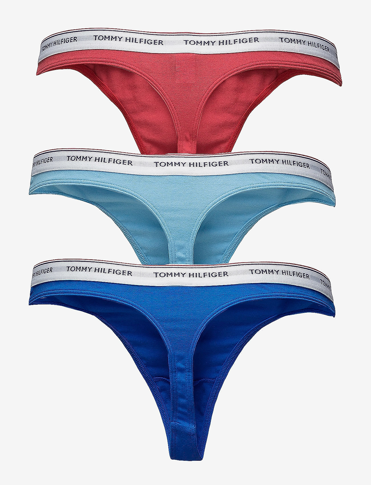 Tommy Hilfiger - 3P THONG - american beauty / princess bl - 2