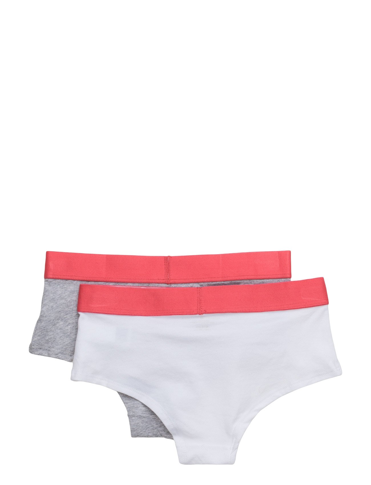 Tommy Hilfiger - 2P SHORTY - grey heather / white - 2