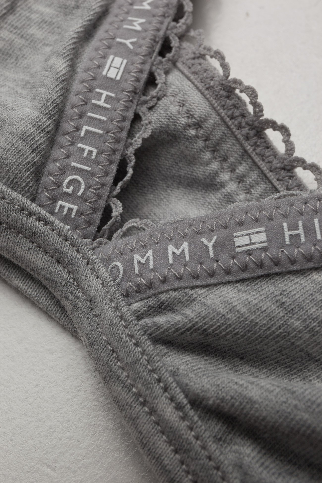 Tommy Hilfiger - TRIANGLE BRA - grey heather - 4