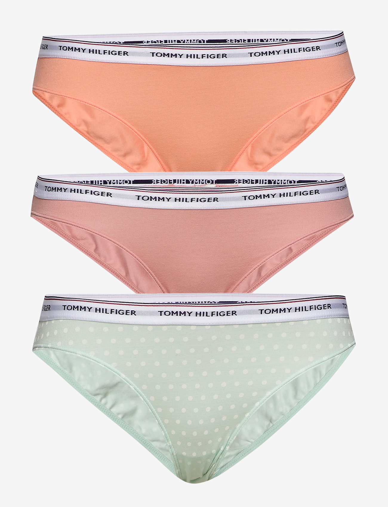 Tommy Hilfiger - 3P BIKINI PRINT - glacier/rosetan/papayapunch - 0